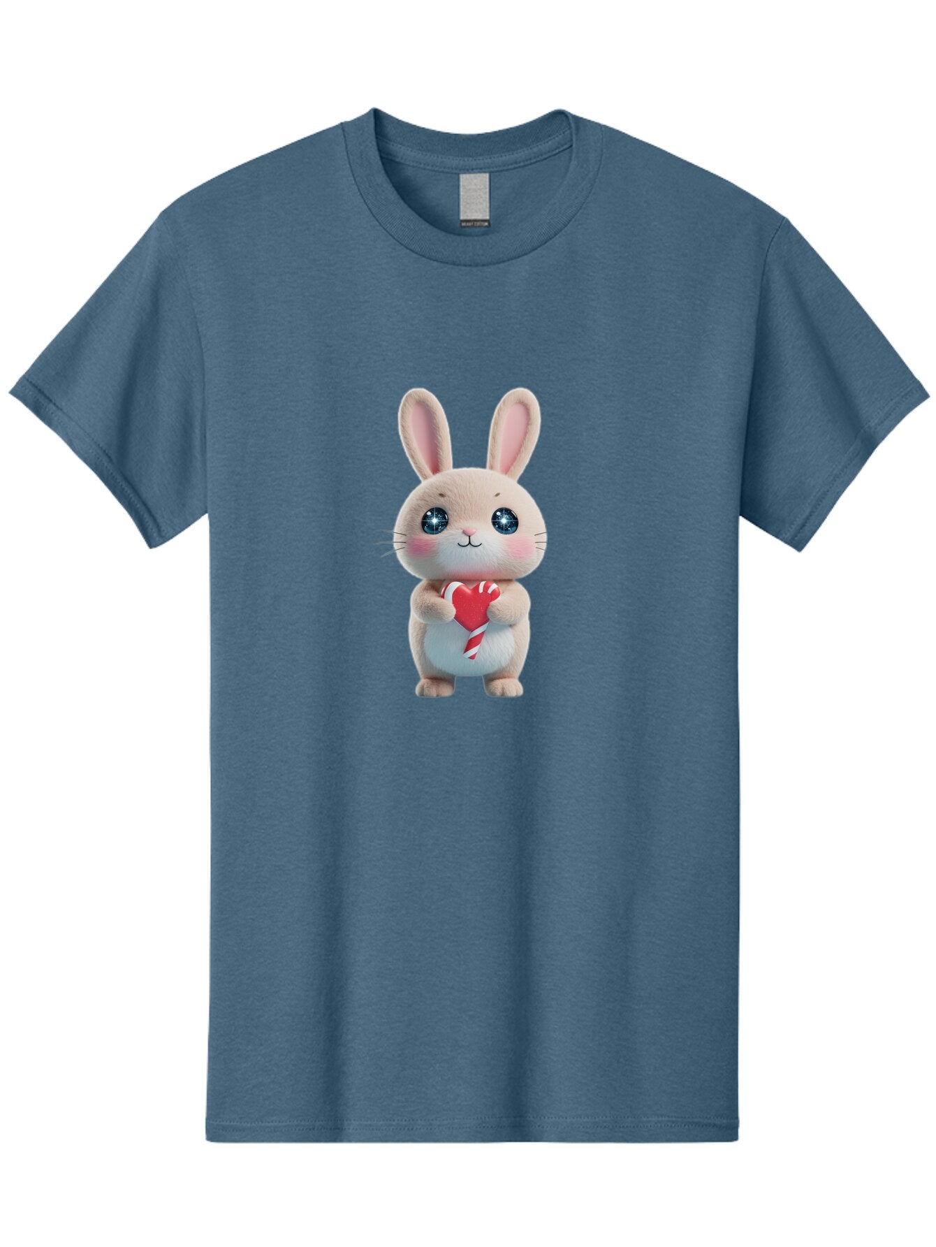 Rabbit-Holding-Heart Men'S Graphic Tee, 100% Cotton, Comfortable Casual Summer Wear, Machine Washable, Vintage Camera, Old Camera, Antique Camera, Black Camera, Classic Photography, Photography Equipment, Nostalgic Device, Film Camera, Bap891 10