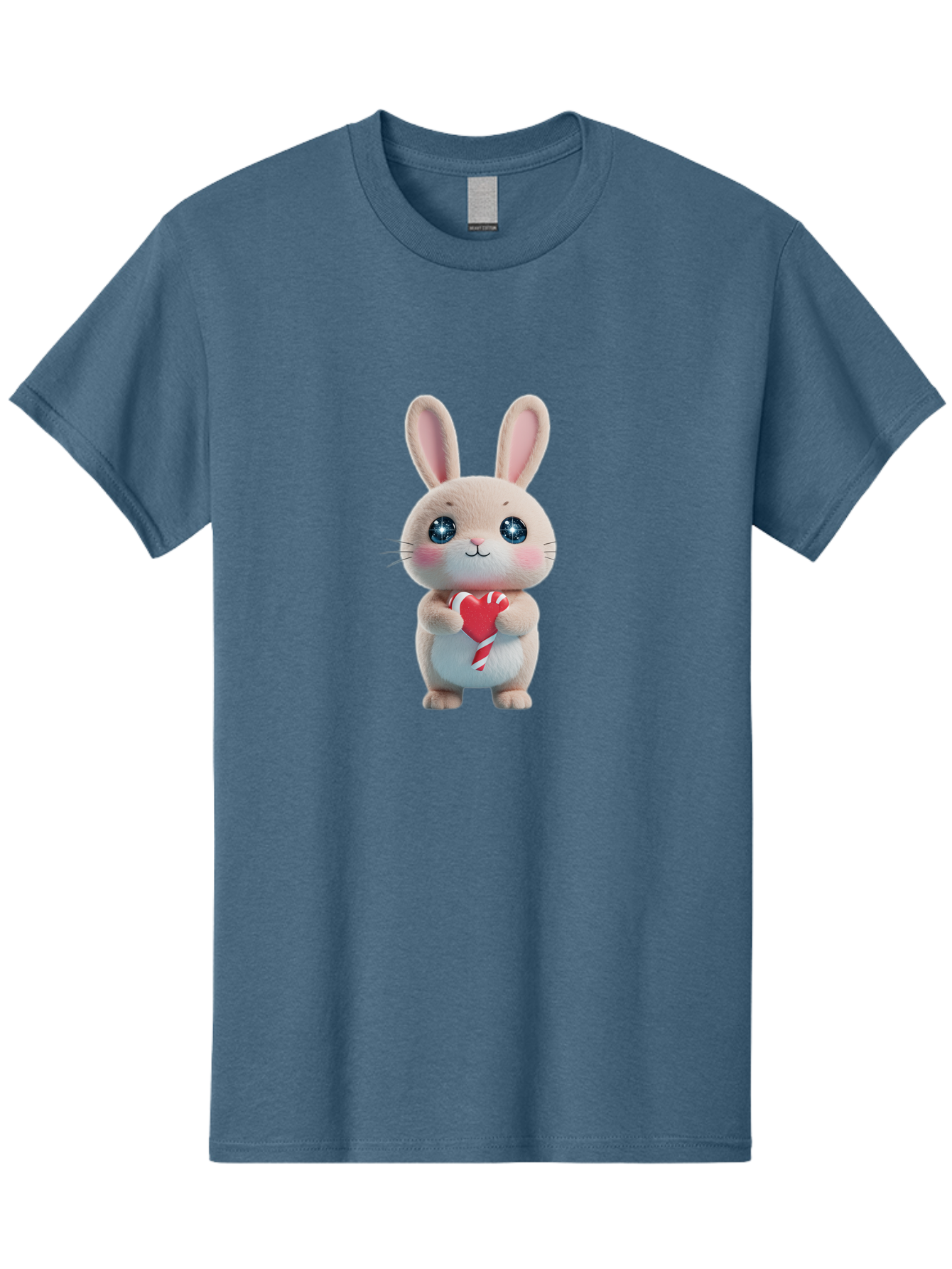 Rabbit-Holding-Heart Men'S Graphic Tee, 100% Cotton, Comfortable Casual Summer Wear, Machine Washable, Vintage Camera, Old Camera, Antique Camera, Black Camera, Classic Photography, Photography Equipment, Nostalgic Device, Film Camera, Bap891 8