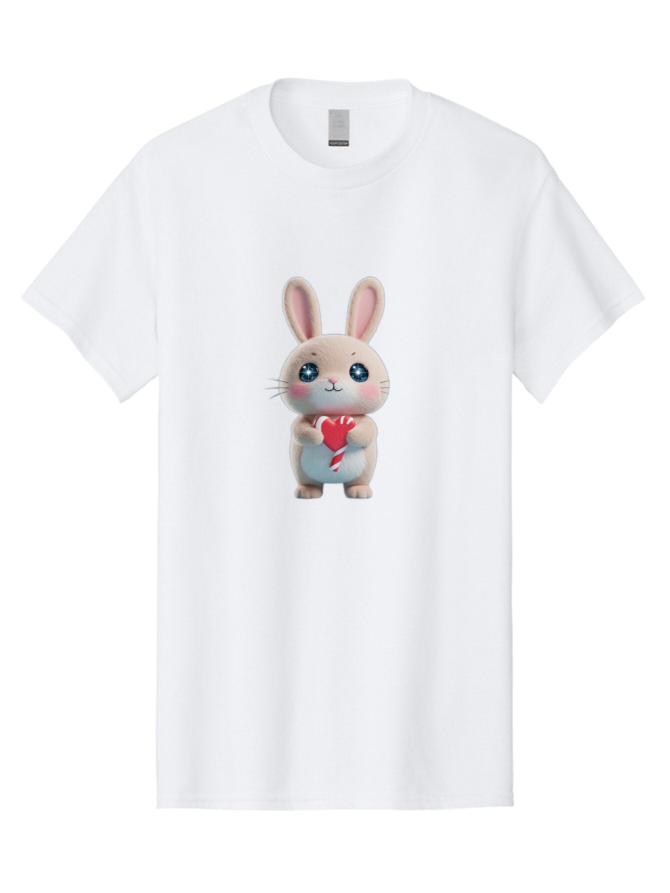 Rabbit-Holding-Heart Men'S Graphic Tee, 100% Cotton, Comfortable Casual Summer Wear, Machine Washable, Vintage Camera, Old Camera, Antique Camera, Black Camera, Classic Photography, Photography Equipment, Nostalgic Device, Film Camera, Bap891 5