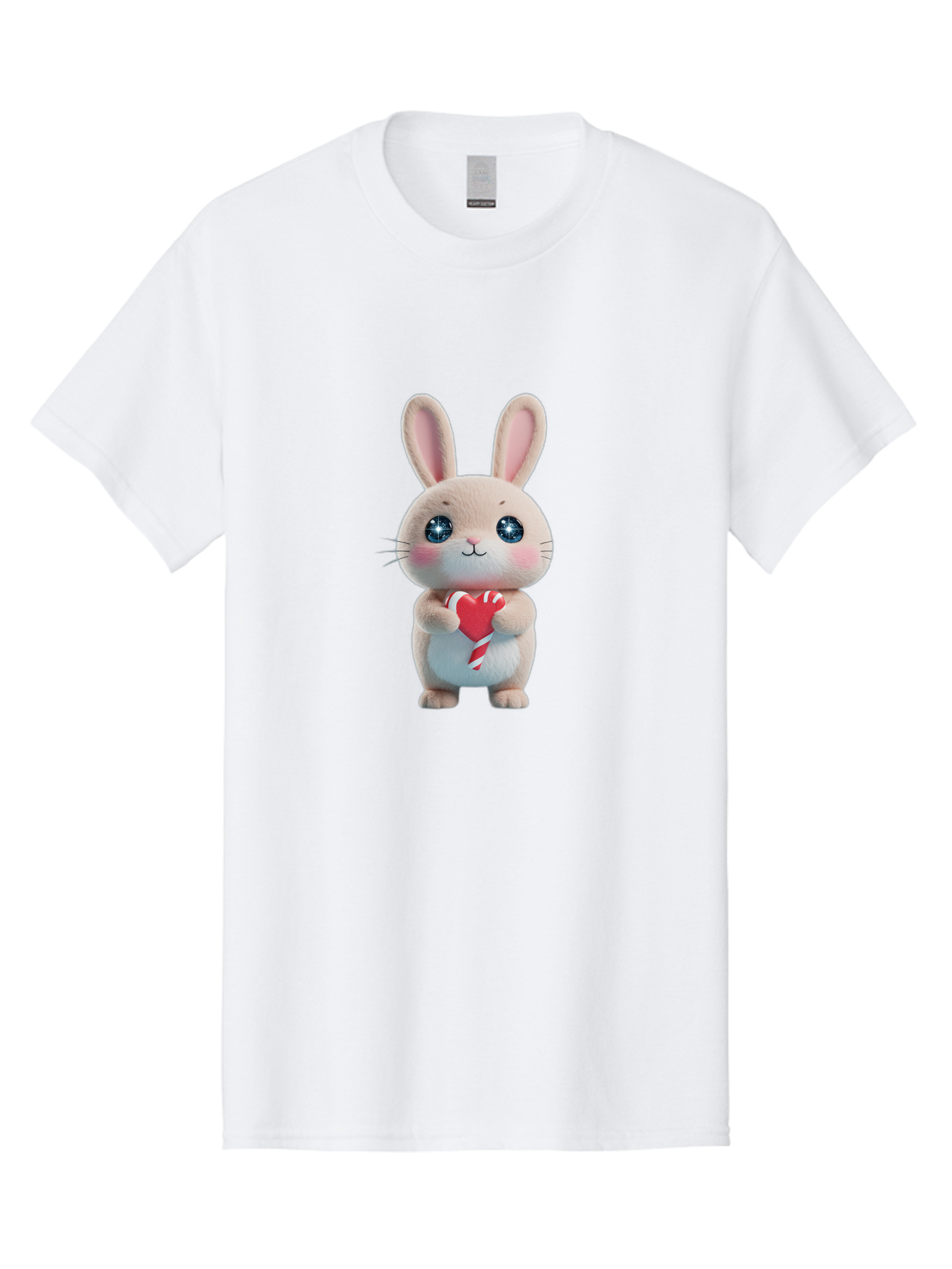 Rabbit-Holding-Heart Men'S Graphic Tee, 100% Cotton, Comfortable Casual Summer Wear, Machine Washable, Vintage Camera, Old Camera, Antique Camera, Black Camera, Classic Photography, Photography Equipment, Nostalgic Device, Film Camera, Bap891 12