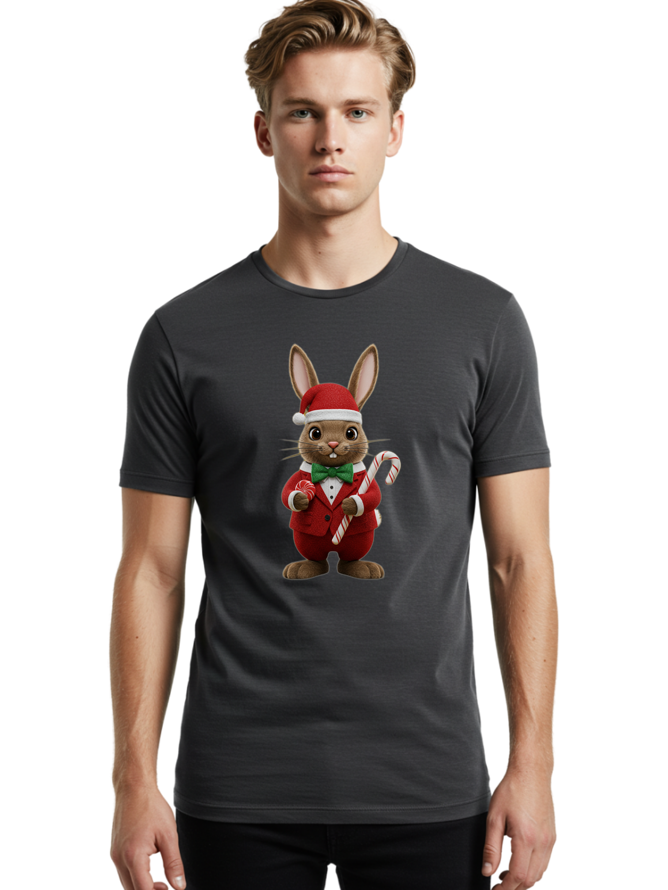 Rabbit-In-Santa-Hat Men'S Graphic Tee, 100% Cotton, Comfortable Casual Summer Wear, Machine Washable, Vintage Camera, Old Camera, Antique Camera, Black Camera, Classic Photography, Photography Equipment, Nostalgic Device, Film Camera, Bap892 16