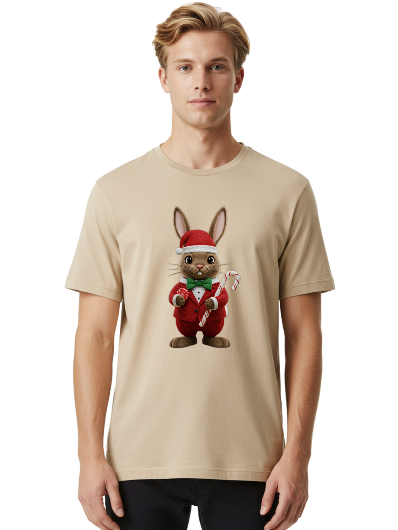 Rabbit-In-Santa-Hat Men'S Graphic Tee, 100% Cotton, Comfortable Casual Summer Wear, Machine Washable, Vintage Camera, Old Camera, Antique Camera, Black Camera, Classic Photography, Photography Equipment, Nostalgic Device, Film Camera, Bap892 24
