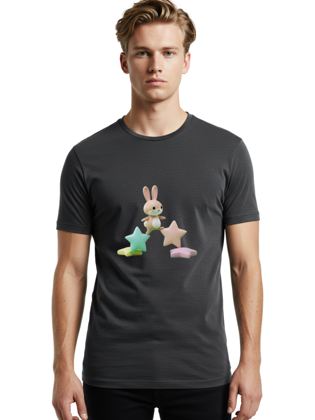 Rabbit-On-Stars Men'S Graphic Tee, 100% Cotton, Comfortable Casual Summer Wear, Machine Washable, Vintage Camera, Old Camera, Antique Camera, Black Camera, Classic Photography, Photography Equipment, Nostalgic Device, Film Camera, Camera Art Bap893 23