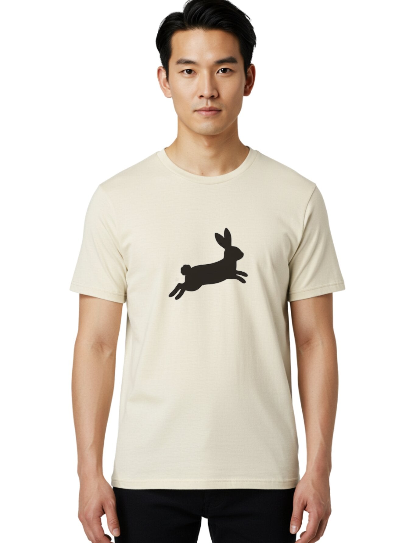 Rabbit-Silhouette Men'S Graphic Tee, 100% Cotton, Comfortable Casual Summer Wear, Machine Washable, Vintage Camera, Old Camera, Antique Camera, Black Camera, Classic Photography, Photography Equipment, Nostalgic Device, Film Camera, Camera Art Bap894 17