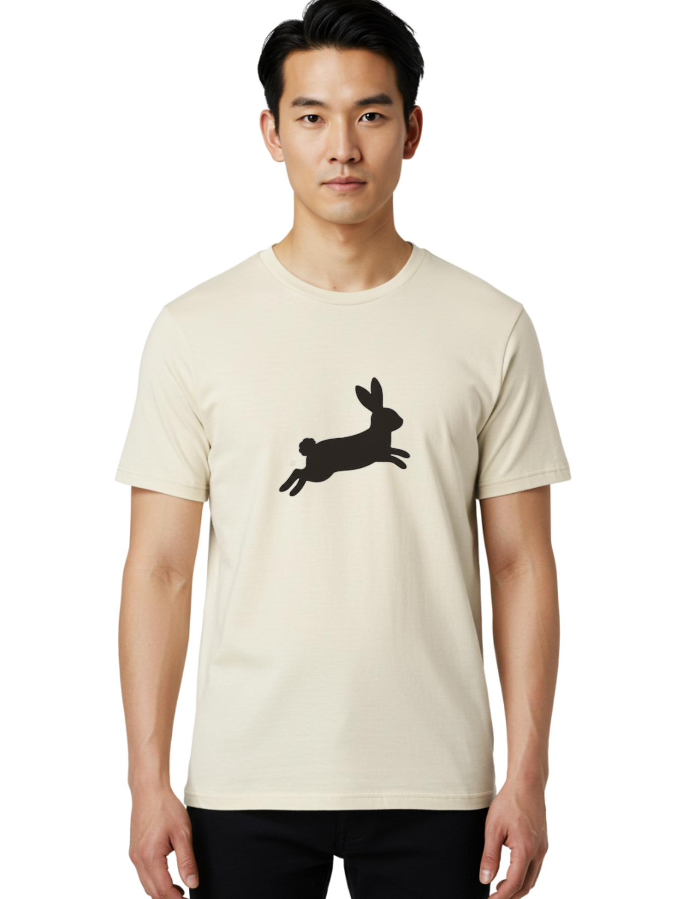 Rabbit-Silhouette Men'S Graphic Tee, 100% Cotton, Comfortable Casual Summer Wear, Machine Washable, Vintage Camera, Old Camera, Antique Camera, Black Camera, Classic Photography, Photography Equipment, Nostalgic Device, Film Camera, Camera Art Bap894 18