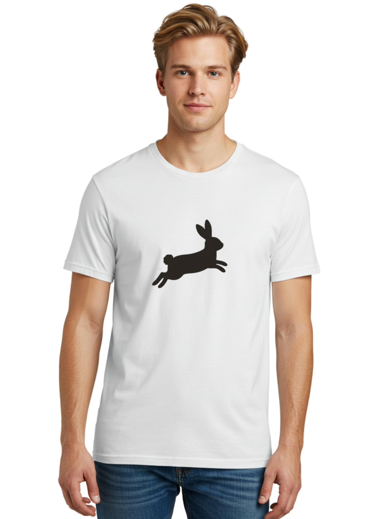 Rabbit-Silhouette Men'S Graphic Tee, 100% Cotton, Comfortable Casual Summer Wear, Machine Washable, Vintage Camera, Old Camera, Antique Camera, Black Camera, Classic Photography, Photography Equipment, Nostalgic Device, Film Camera, Camera Art Bap894 26