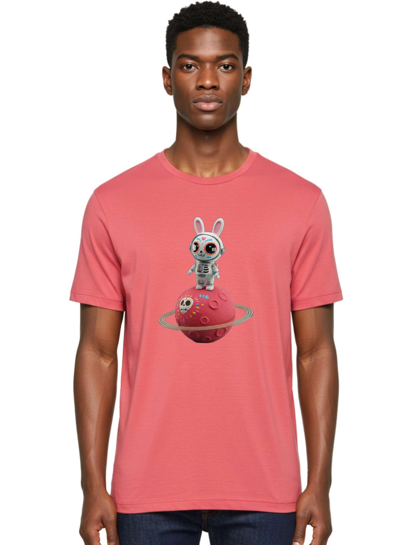 Rabbit-Skeleton-Astronaut Men'S Graphic Tee, 100% Cotton, Comfortable Casual Summer Wear, Machine Washable, Vintage Camera, Old Camera, Antique Camera, Black Camera, Classic Photography, Photography Equipment, Nostalgic Device, Film Camera, Bap895 19