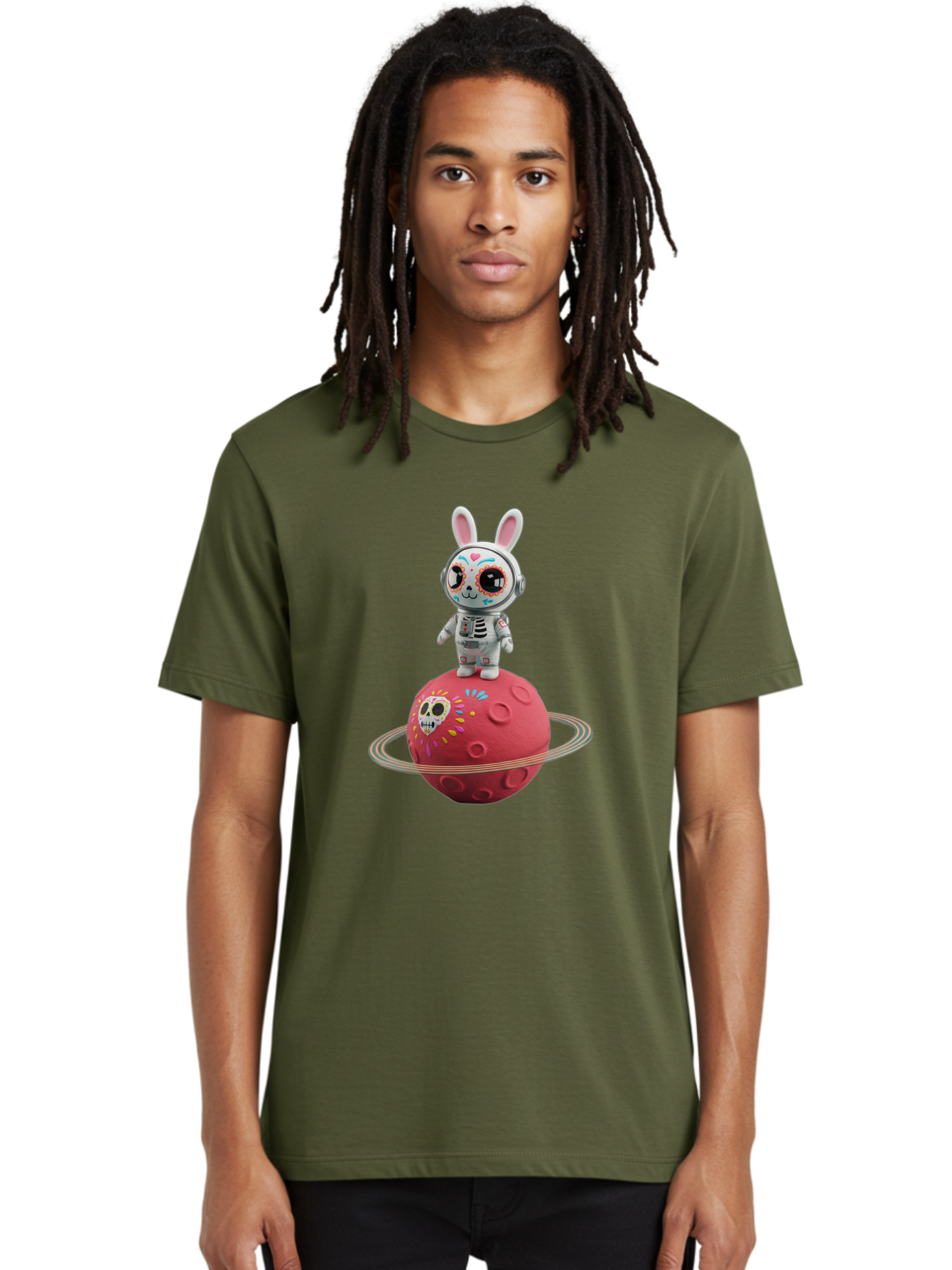 Rabbit-Skeleton-Astronaut Men'S Graphic Tee, 100% Cotton, Comfortable Casual Summer Wear, Machine Washable, Vintage Camera, Old Camera, Antique Camera, Black Camera, Classic Photography, Photography Equipment, Nostalgic Device, Film Camera, Bap895 24