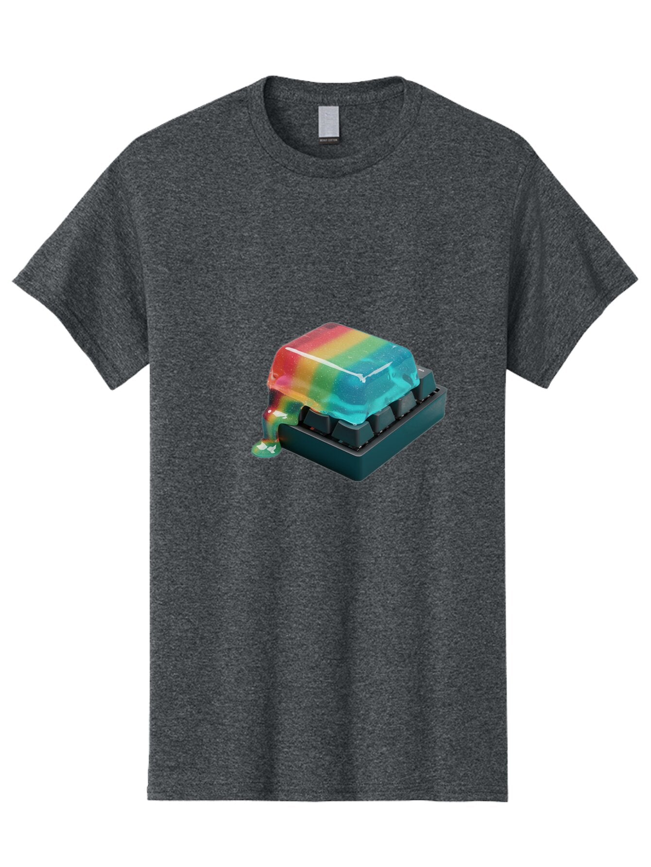 Rainbow-Keycap Men'S Graphic Tee, 100% Cotton, Comfortable Casual Summer Wear, Machine Washable, Vintage Camera, Old Camera, Antique Camera, Black Camera, Classic Photography, Photography Equipment, Nostalgic Device, Film Camera, Camera Art Bap901 2