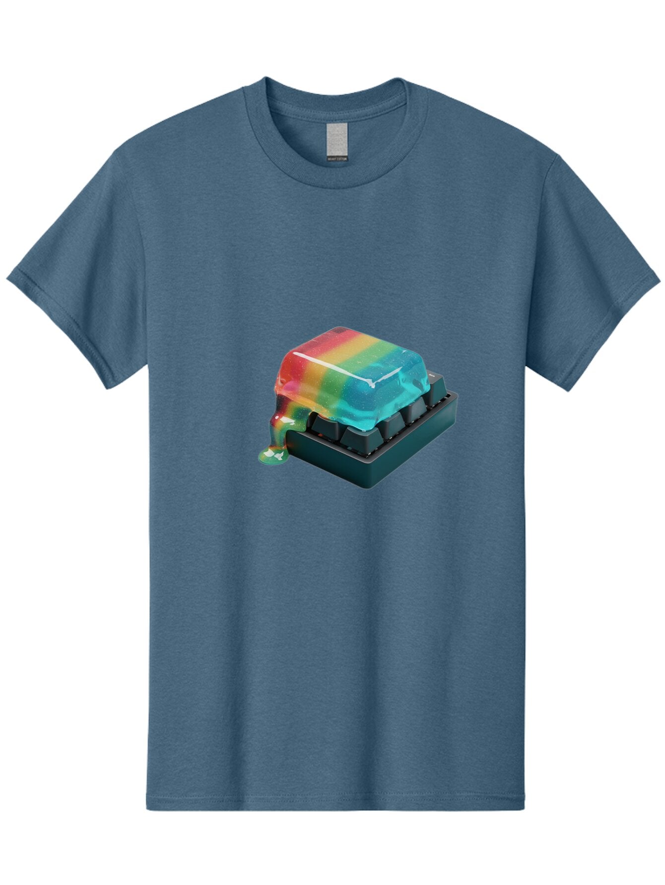 Rainbow-Keycap Men'S Graphic Tee, 100% Cotton, Comfortable Casual Summer Wear, Machine Washable, Vintage Camera, Old Camera, Antique Camera, Black Camera, Classic Photography, Photography Equipment, Nostalgic Device, Film Camera, Camera Art Bap901 5