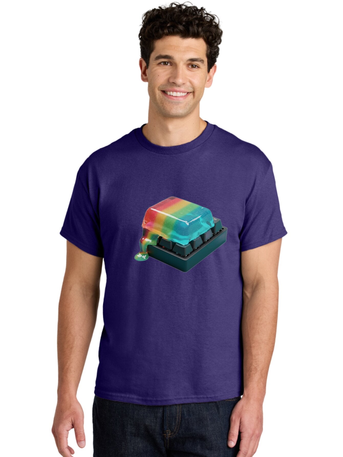 Rainbow-Keycap Men'S Graphic Tee, 100% Cotton, Comfortable Casual Summer Wear, Machine Washable, Vintage Camera, Old Camera, Antique Camera, Black Camera, Classic Photography, Photography Equipment, Nostalgic Device, Film Camera, Camera Art Bap901 16