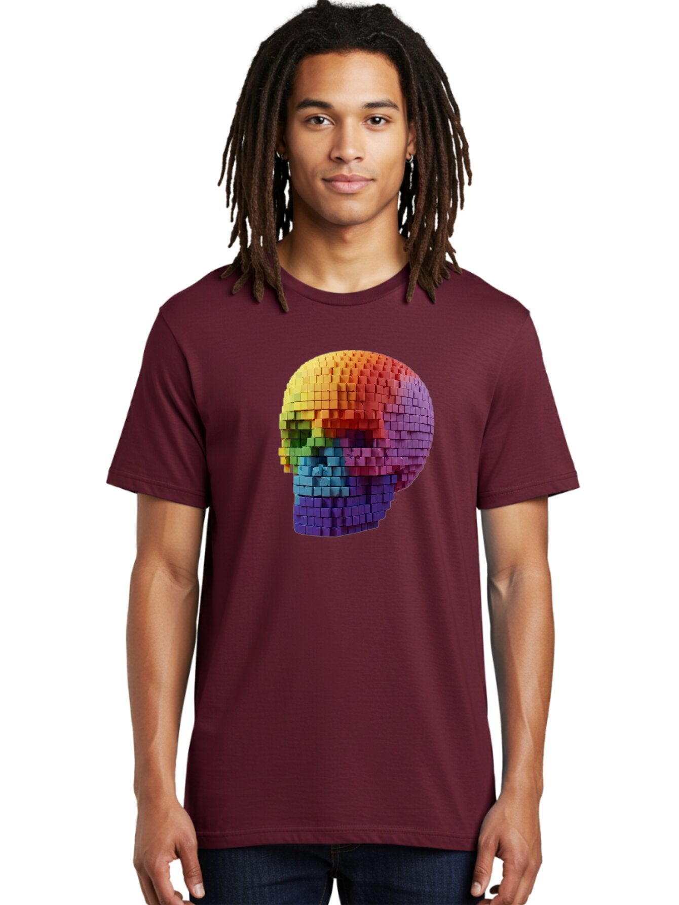 Rainbow-Skull-3 Men'S Graphic Tee, 100% Cotton, Comfortable Casual Summer Wear, Machine Washable, Vintage Camera, Old Camera, Antique Camera, Black Camera, Classic Photography, Photography Equipment, Nostalgic Device, Film Camera, Camera Art Bap904 27