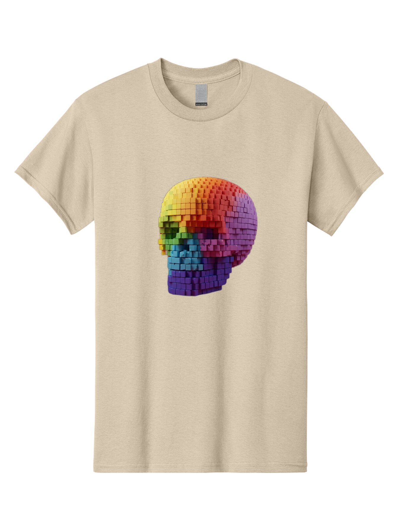 Rainbow-Skull-3 Men'S Graphic Tee, 100% Cotton, Comfortable Casual Summer Wear, Machine Washable, Vintage Camera, Old Camera, Antique Camera, Black Camera, Classic Photography, Photography Equipment, Nostalgic Device, Film Camera, Camera Art Bap904 12
