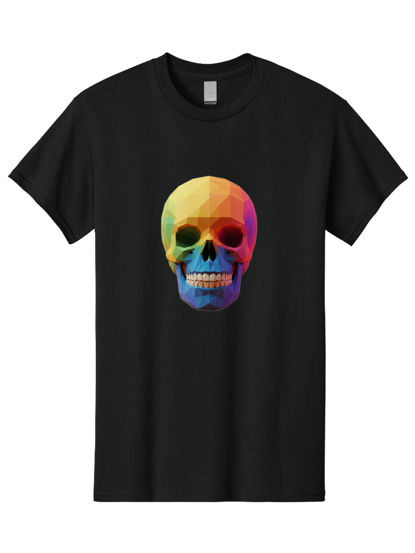Rainbow-Skull-4 Men'S Graphic Tee, 100% Cotton, Comfortable Casual Summer Wear, Machine Washable, Vintage Camera, Old Camera, Antique Camera, Black Camera, Classic Photography, Photography Equipment, Nostalgic Device, Film Camera, Camera Art Bap905 11