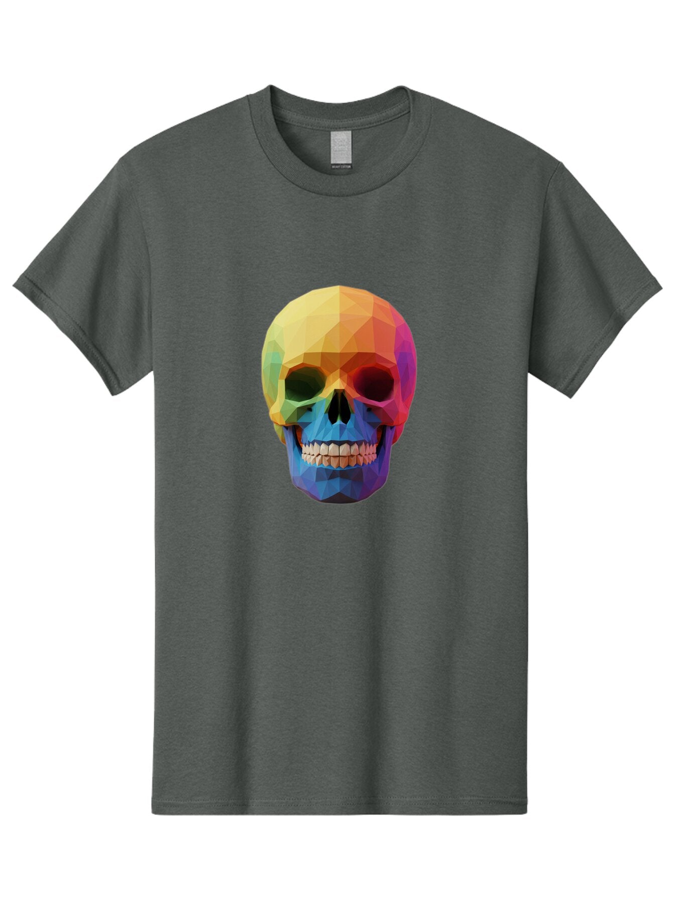 Rainbow-Skull-4 Men'S Graphic Tee, 100% Cotton, Comfortable Casual Summer Wear, Machine Washable, Vintage Camera, Old Camera, Antique Camera, Black Camera, Classic Photography, Photography Equipment, Nostalgic Device, Film Camera, Camera Art Bap905 11