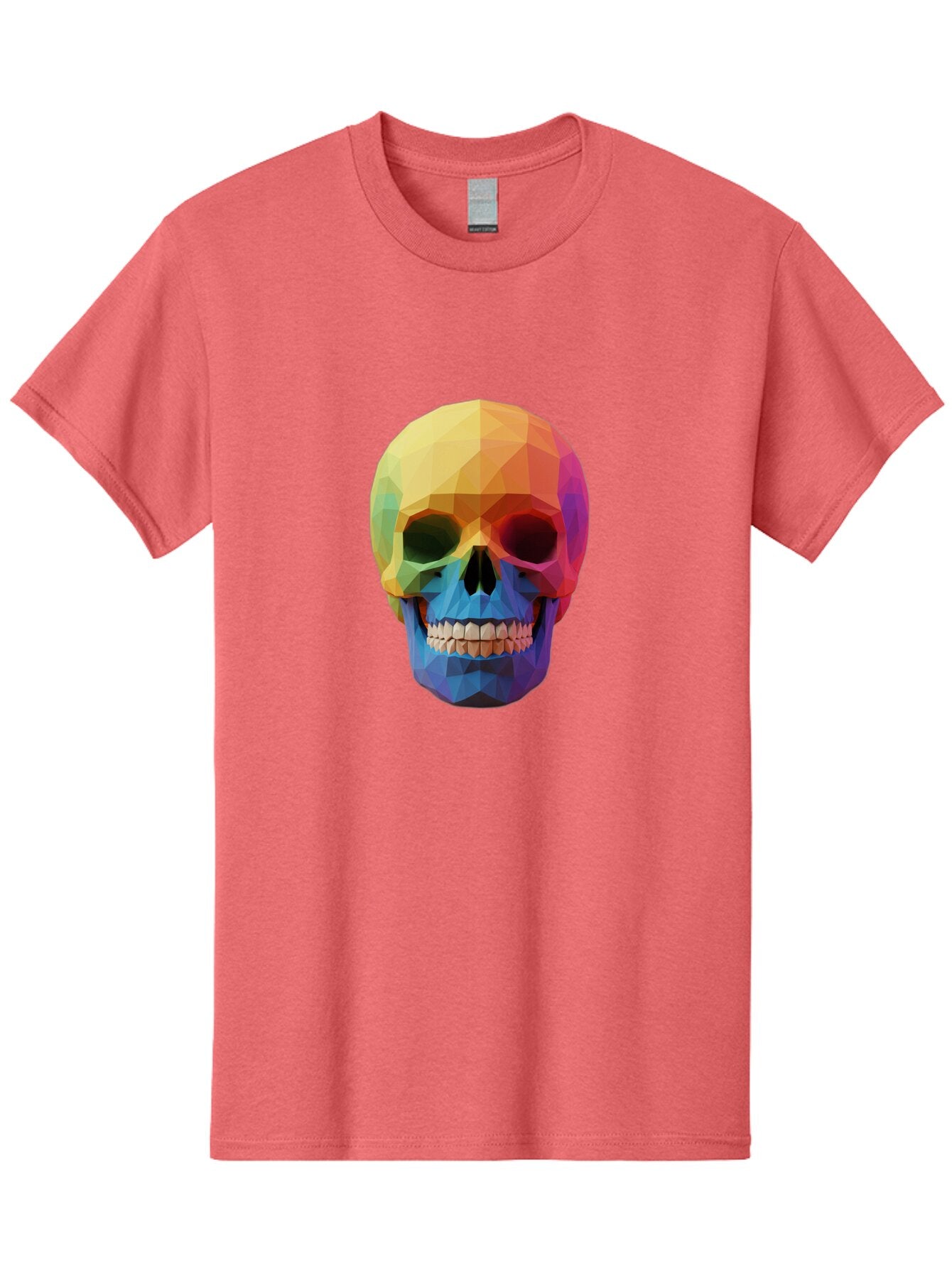 Rainbow-Skull-4 Men'S Graphic Tee, 100% Cotton, Comfortable Casual Summer Wear, Machine Washable, Vintage Camera, Old Camera, Antique Camera, Black Camera, Classic Photography, Photography Equipment, Nostalgic Device, Film Camera, Camera Art Bap905 8