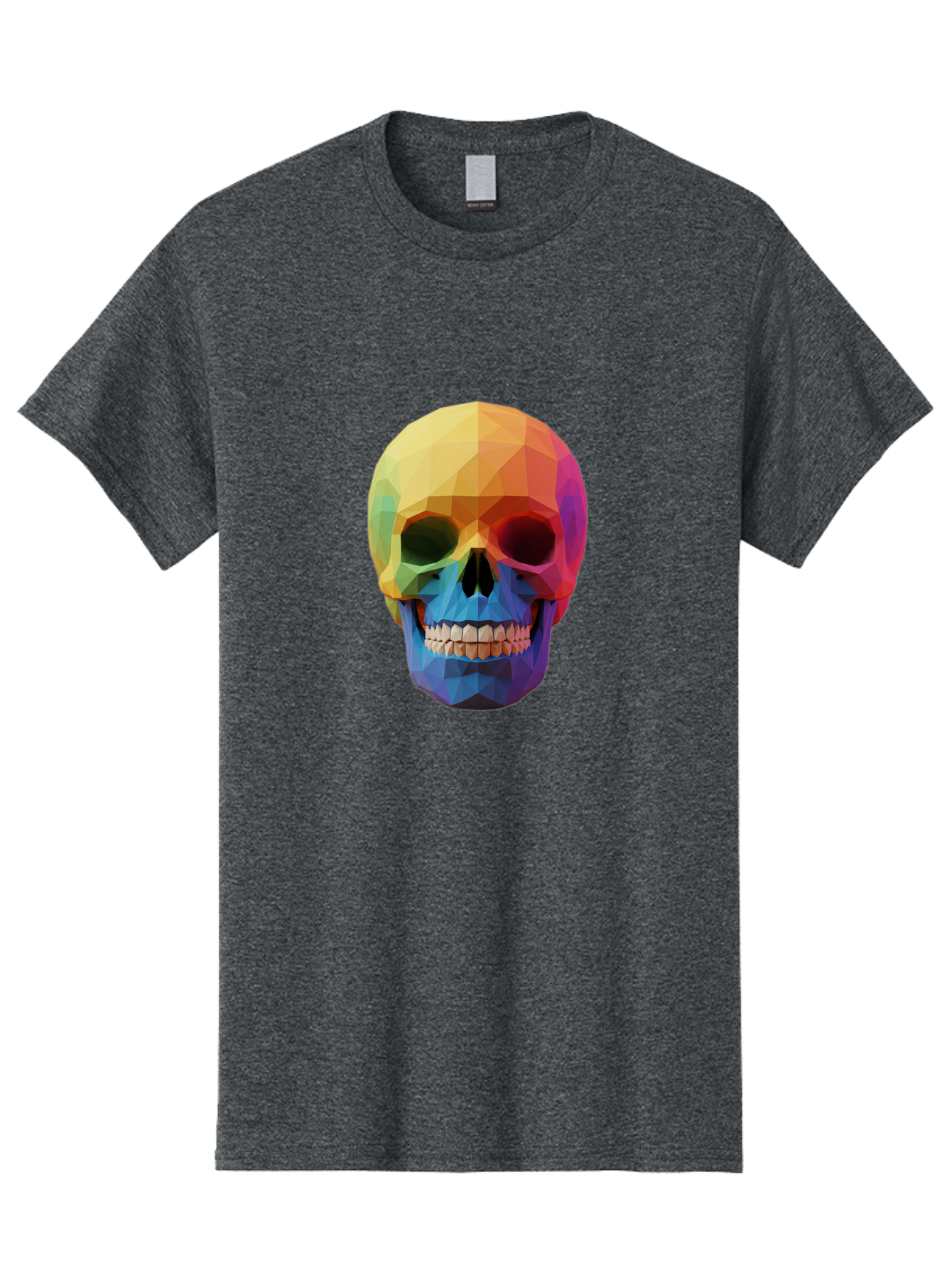 Rainbow-Skull-4 Men'S Graphic Tee, 100% Cotton, Comfortable Casual Summer Wear, Machine Washable, Vintage Camera, Old Camera, Antique Camera, Black Camera, Classic Photography, Photography Equipment, Nostalgic Device, Film Camera, Camera Art Bap905 12