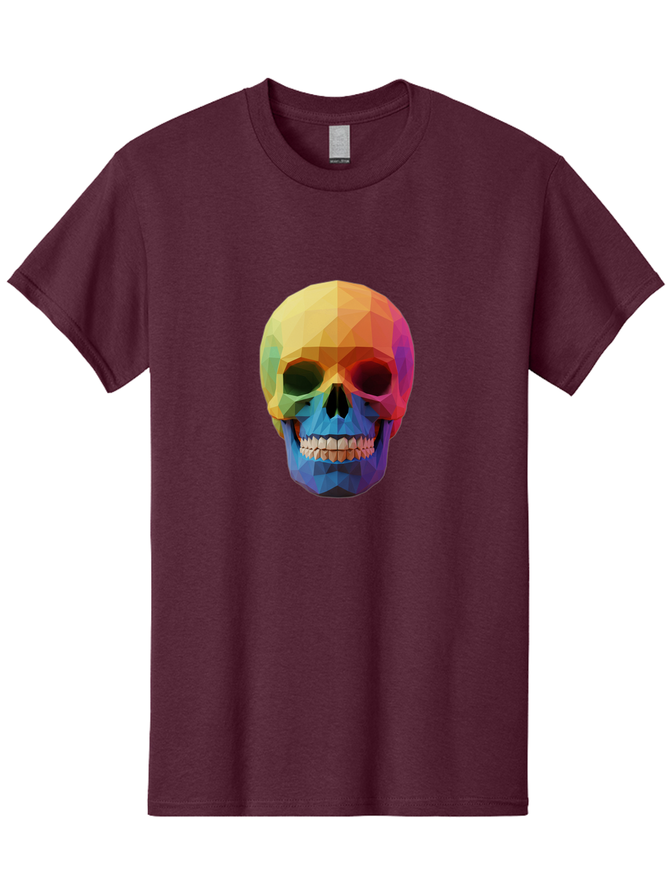 Rainbow-Skull-4 Men'S Graphic Tee, 100% Cotton, Comfortable Casual Summer Wear, Machine Washable, Vintage Camera, Old Camera, Antique Camera, Black Camera, Classic Photography, Photography Equipment, Nostalgic Device, Film Camera, Camera Art Bap905 10