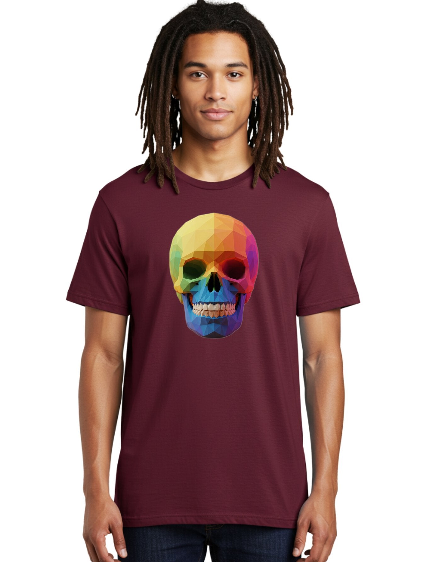 Rainbow-Skull-4 Men'S Graphic Tee, 100% Cotton, Comfortable Casual Summer Wear, Machine Washable, Vintage Camera, Old Camera, Antique Camera, Black Camera, Classic Photography, Photography Equipment, Nostalgic Device, Film Camera, Camera Art Bap905 18