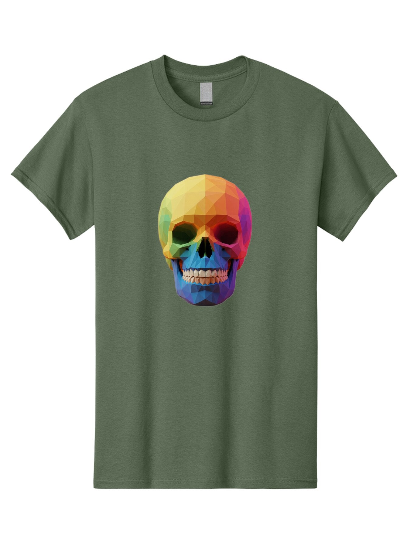 Rainbow-Skull-4 Men'S Graphic Tee, 100% Cotton, Comfortable Casual Summer Wear, Machine Washable, Vintage Camera, Old Camera, Antique Camera, Black Camera, Classic Photography, Photography Equipment, Nostalgic Device, Film Camera, Camera Art Bap905 15