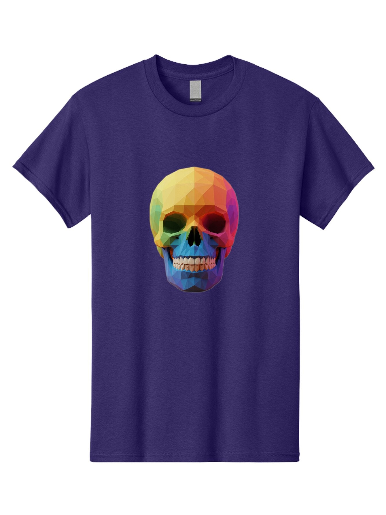 Rainbow-Skull-4 Men'S Graphic Tee, 100% Cotton, Comfortable Casual Summer Wear, Machine Washable, Vintage Camera, Old Camera, Antique Camera, Black Camera, Classic Photography, Photography Equipment, Nostalgic Device, Film Camera, Camera Art Bap905 9