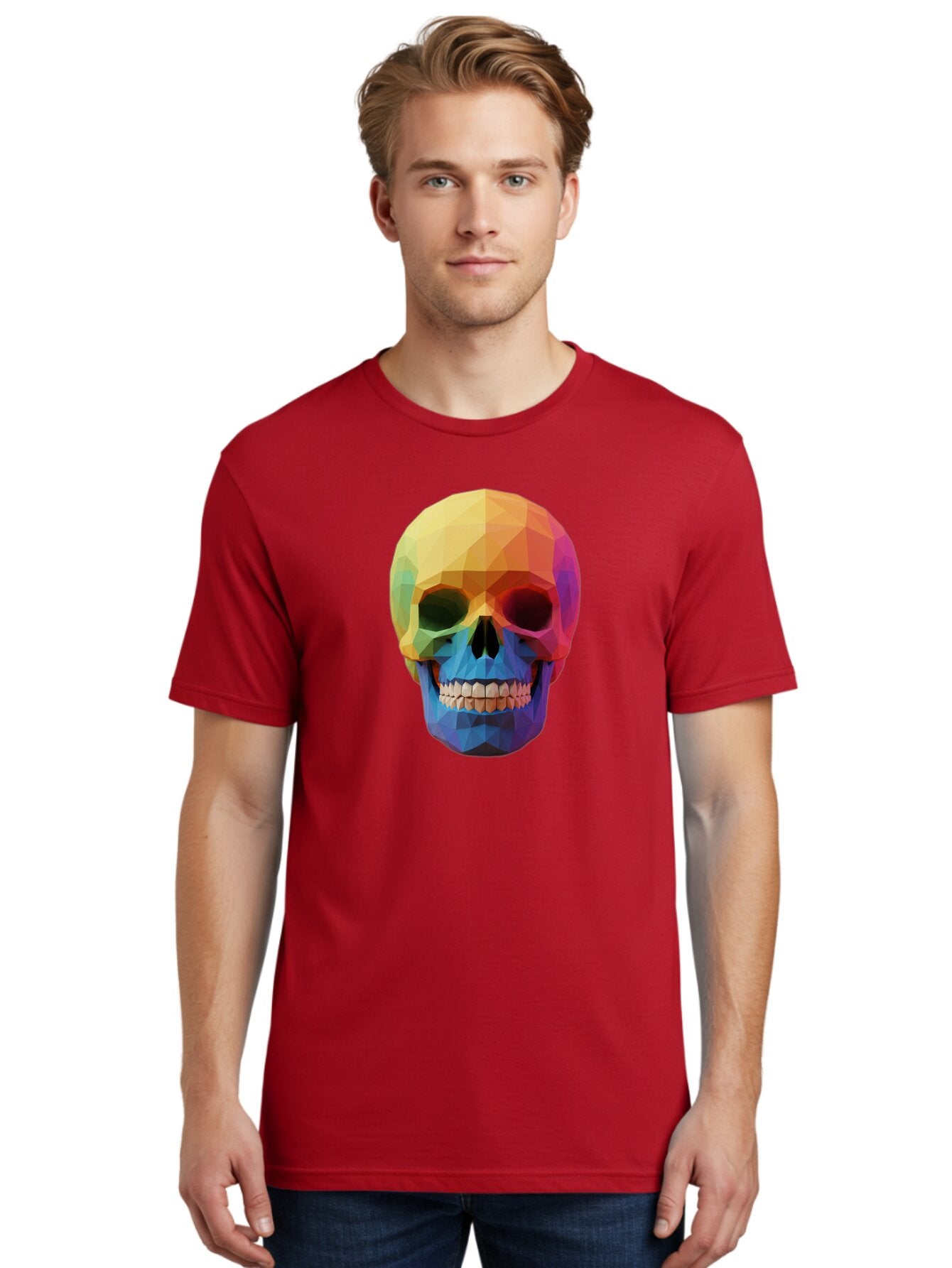 Rainbow-Skull-4 Men'S Graphic Tee, 100% Cotton, Comfortable Casual Summer Wear, Machine Washable, Vintage Camera, Old Camera, Antique Camera, Black Camera, Classic Photography, Photography Equipment, Nostalgic Device, Film Camera, Camera Art Bap905 29