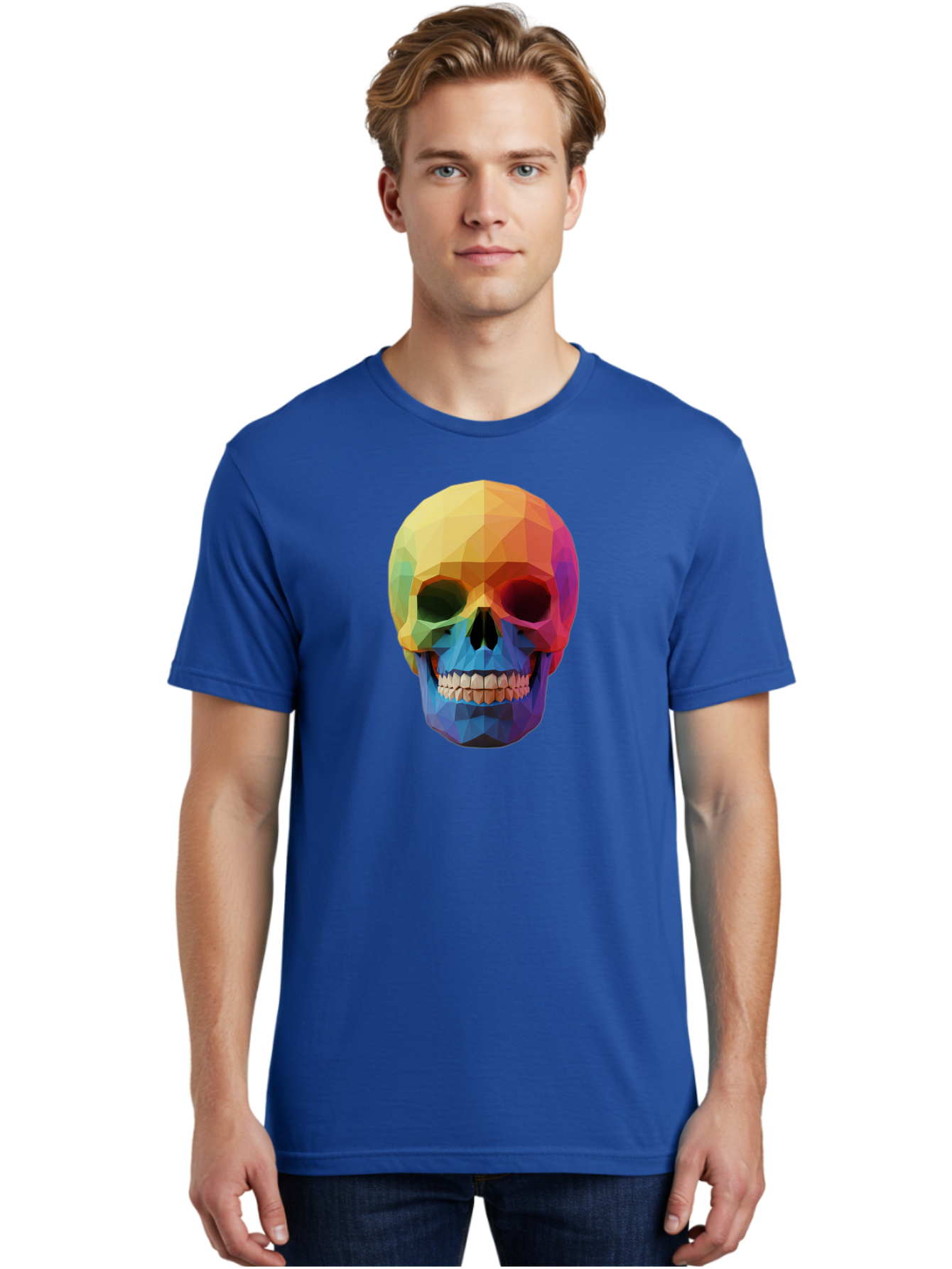 Rainbow-Skull-4 Men'S Graphic Tee, 100% Cotton, Comfortable Casual Summer Wear, Machine Washable, Vintage Camera, Old Camera, Antique Camera, Black Camera, Classic Photography, Photography Equipment, Nostalgic Device, Film Camera, Camera Art Bap905 22