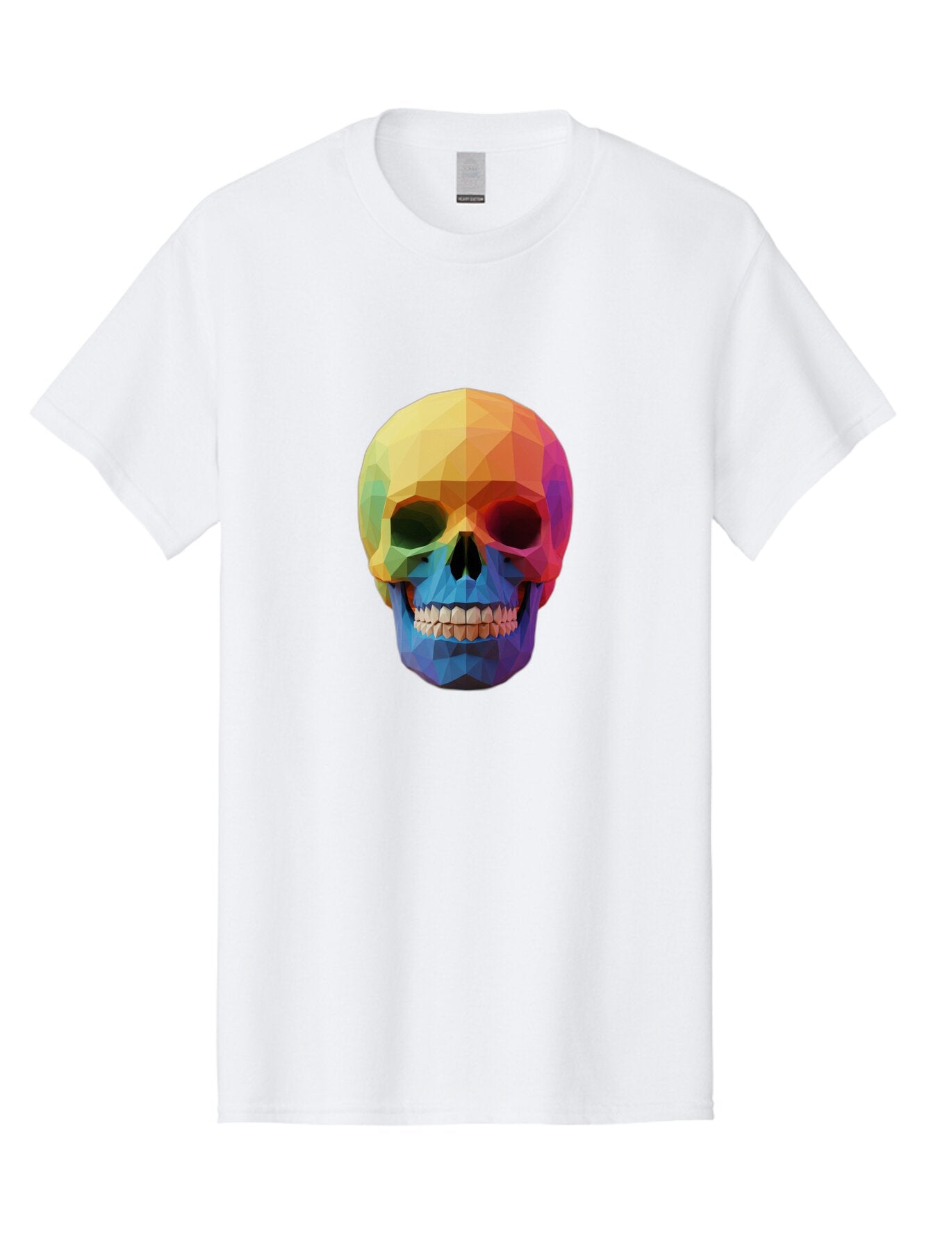 Rainbow-Skull-4 Men'S Graphic Tee, 100% Cotton, Comfortable Casual Summer Wear, Machine Washable, Vintage Camera, Old Camera, Antique Camera, Black Camera, Classic Photography, Photography Equipment, Nostalgic Device, Film Camera, Camera Art Bap905 7