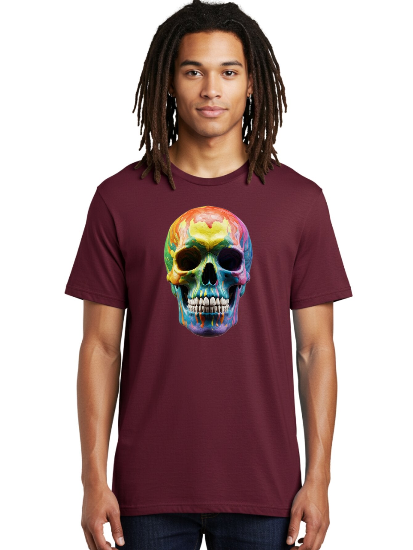 Rainbow-Skull-6 Men'S Graphic Tee, 100% Cotton, Comfortable Casual Summer Wear, Machine Washable, Vintage Camera, Old Camera, Antique Camera, Black Camera, Classic Photography, Photography Equipment, Nostalgic Device, Film Camera, Camera Art Bap907 26