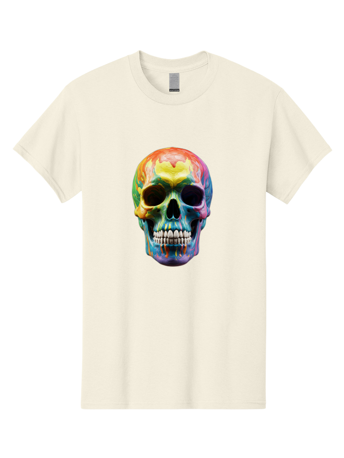 Rainbow-Skull-6 Men'S Graphic Tee, 100% Cotton, Comfortable Casual Summer Wear, Machine Washable, Vintage Camera, Old Camera, Antique Camera, Black Camera, Classic Photography, Photography Equipment, Nostalgic Device, Film Camera, Camera Art Bap907 15