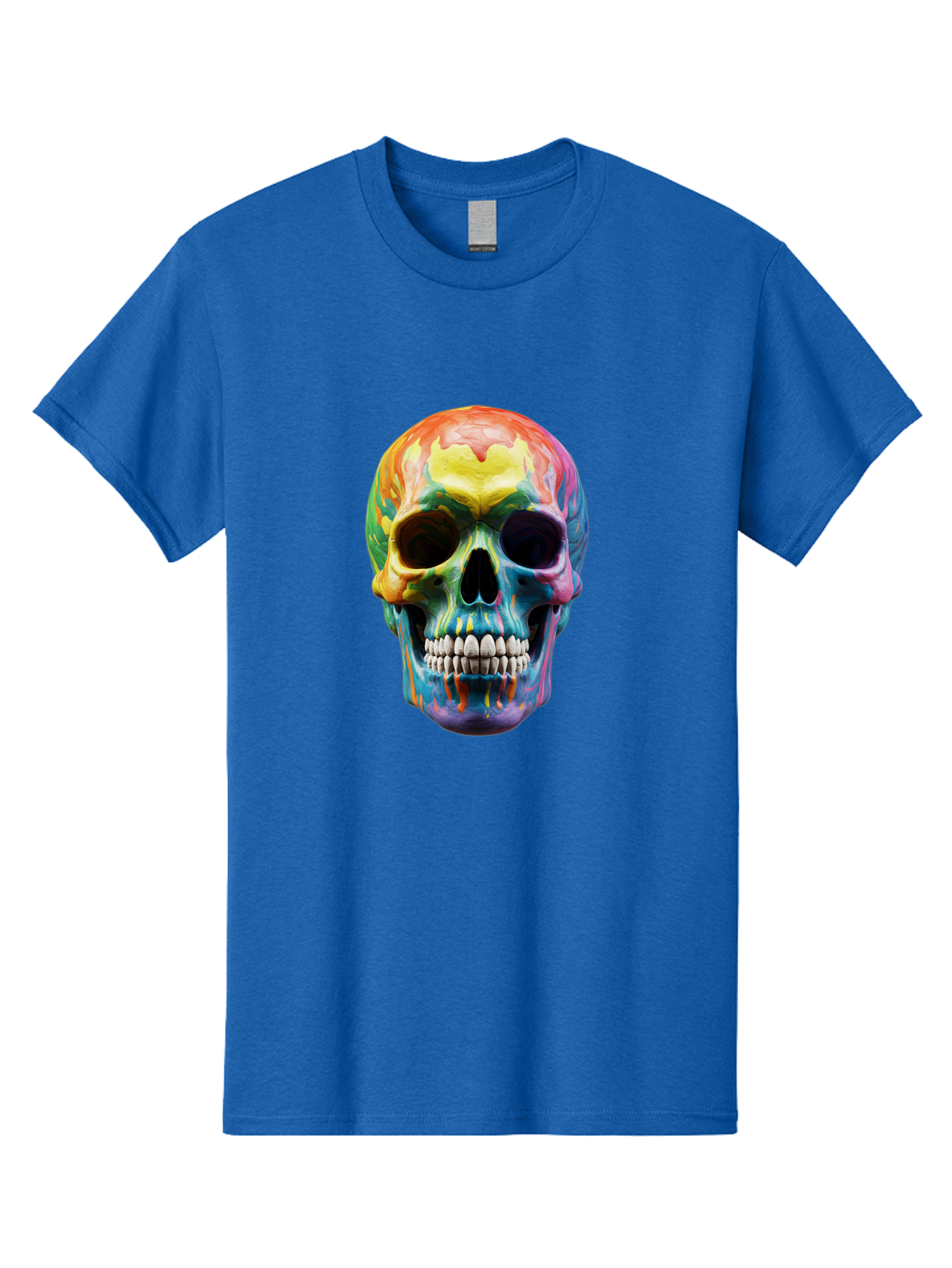 Rainbow-Skull-6 Men'S Graphic Tee, 100% Cotton, Comfortable Casual Summer Wear, Machine Washable, Vintage Camera, Old Camera, Antique Camera, Black Camera, Classic Photography, Photography Equipment, Nostalgic Device, Film Camera, Camera Art Bap907 13