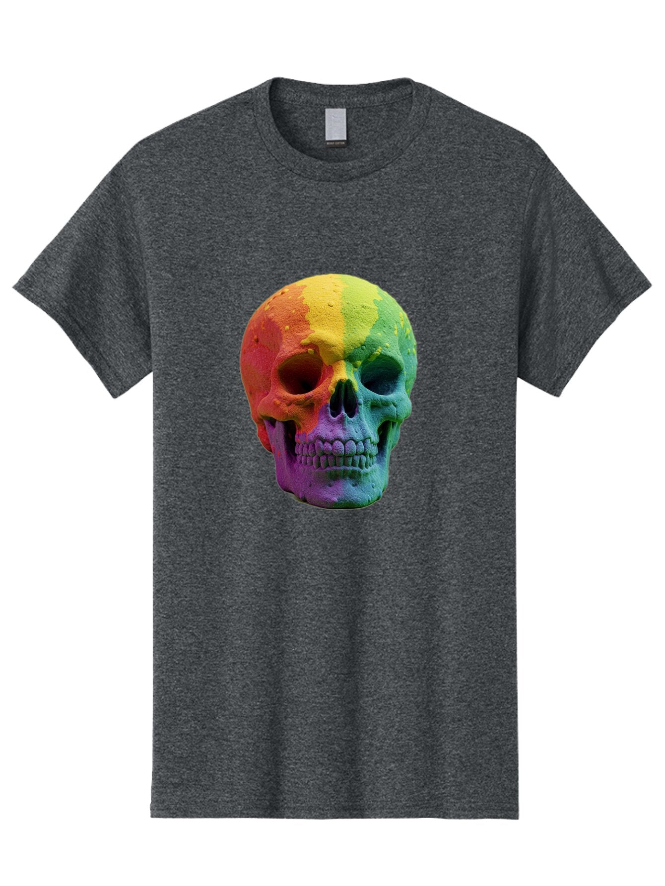 Rainbow-Skull-7 Men'S Graphic Tee, 100% Cotton, Comfortable Casual Summer Wear, Machine Washable, Vintage Camera, Old Camera, Antique Camera, Black Camera, Classic Photography, Photography Equipment, Nostalgic Device, Film Camera, Camera Art Bap908 15