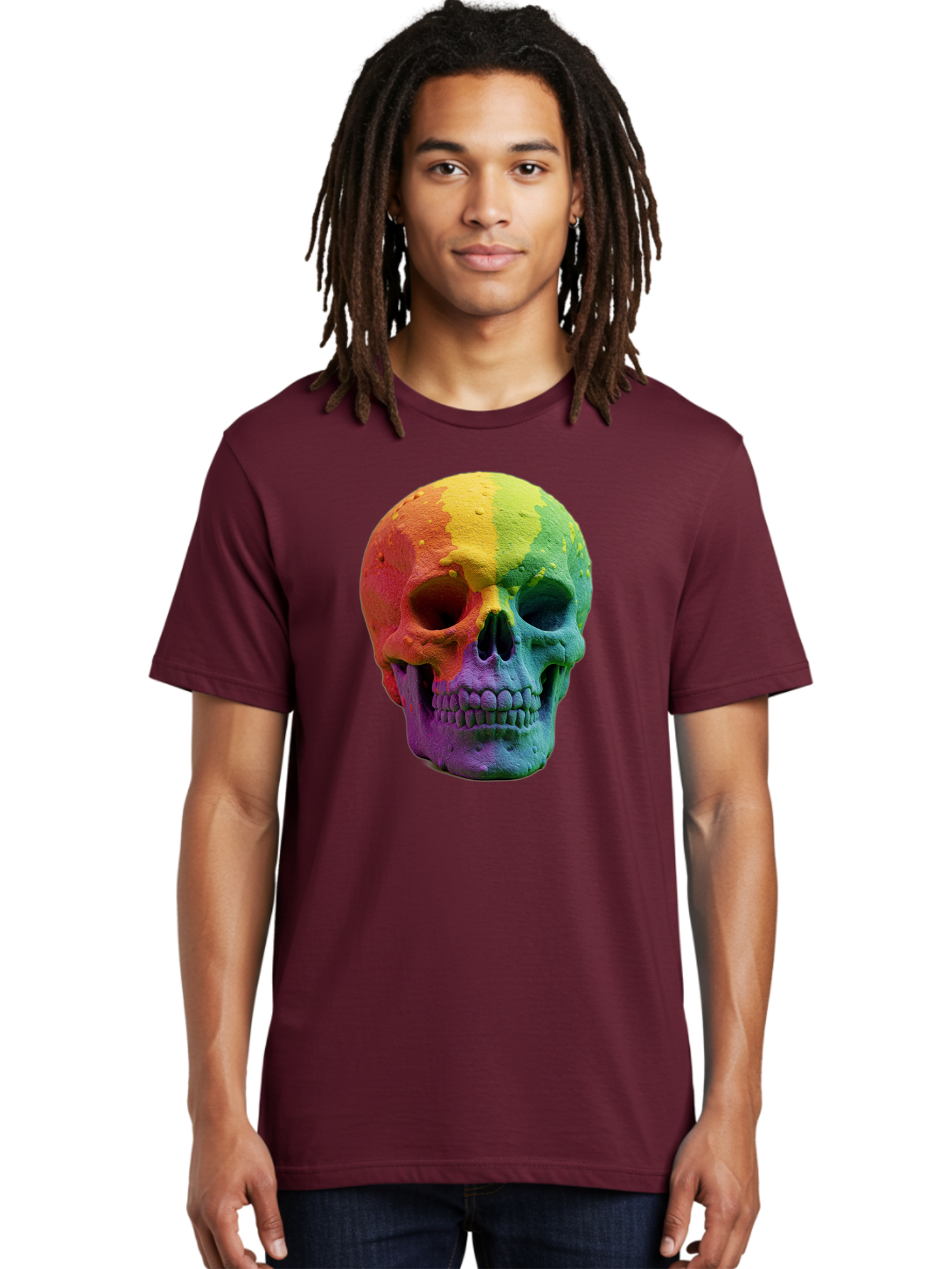 Rainbow-Skull-7 Men'S Graphic Tee, 100% Cotton, Comfortable Casual Summer Wear, Machine Washable, Vintage Camera, Old Camera, Antique Camera, Black Camera, Classic Photography, Photography Equipment, Nostalgic Device, Film Camera, Camera Art Bap908 23