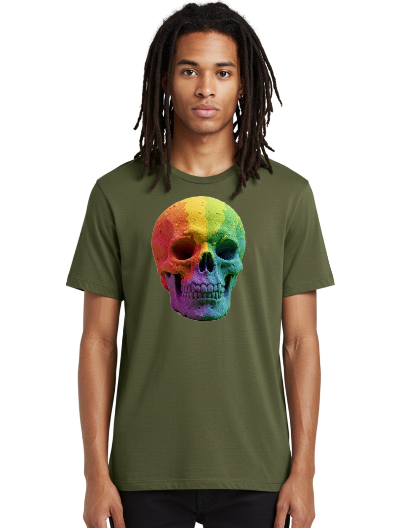 Rainbow-Skull-7 Men'S Graphic Tee, 100% Cotton, Comfortable Casual Summer Wear, Machine Washable, Vintage Camera, Old Camera, Antique Camera, Black Camera, Classic Photography, Photography Equipment, Nostalgic Device, Film Camera, Camera Art Bap908 26