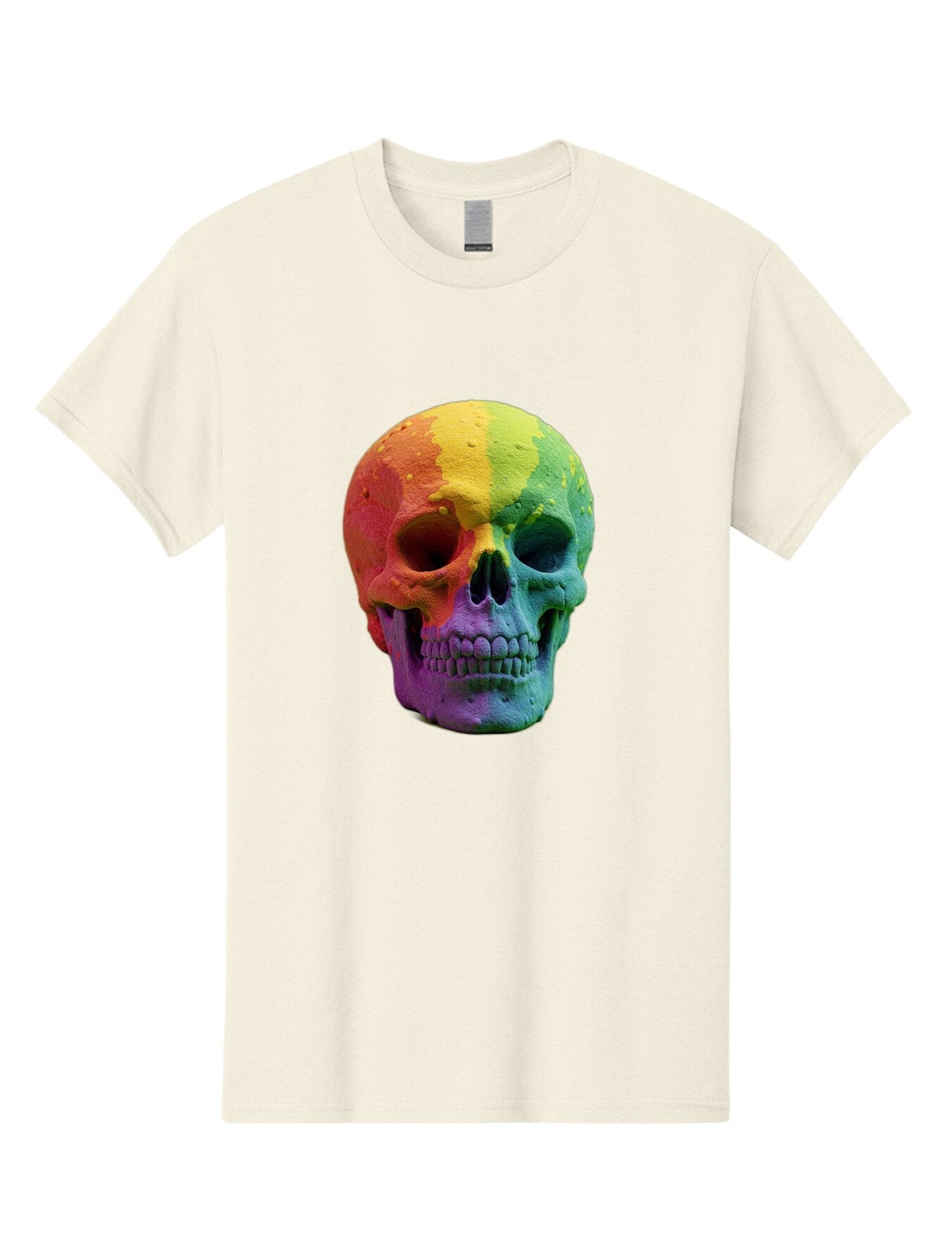 Rainbow-Skull-7 Men'S Graphic Tee, 100% Cotton, Comfortable Casual Summer Wear, Machine Washable, Vintage Camera, Old Camera, Antique Camera, Black Camera, Classic Photography, Photography Equipment, Nostalgic Device, Film Camera, Camera Art Bap908 13