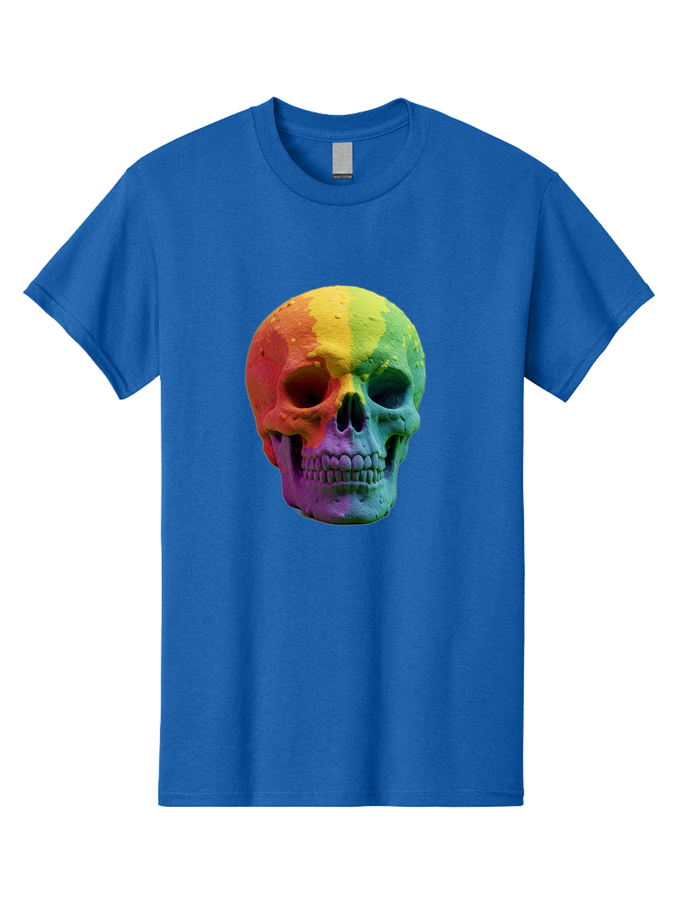 Rainbow-Skull-7 Men'S Graphic Tee, 100% Cotton, Comfortable Casual Summer Wear, Machine Washable, Vintage Camera, Old Camera, Antique Camera, Black Camera, Classic Photography, Photography Equipment, Nostalgic Device, Film Camera, Camera Art Bap908 4