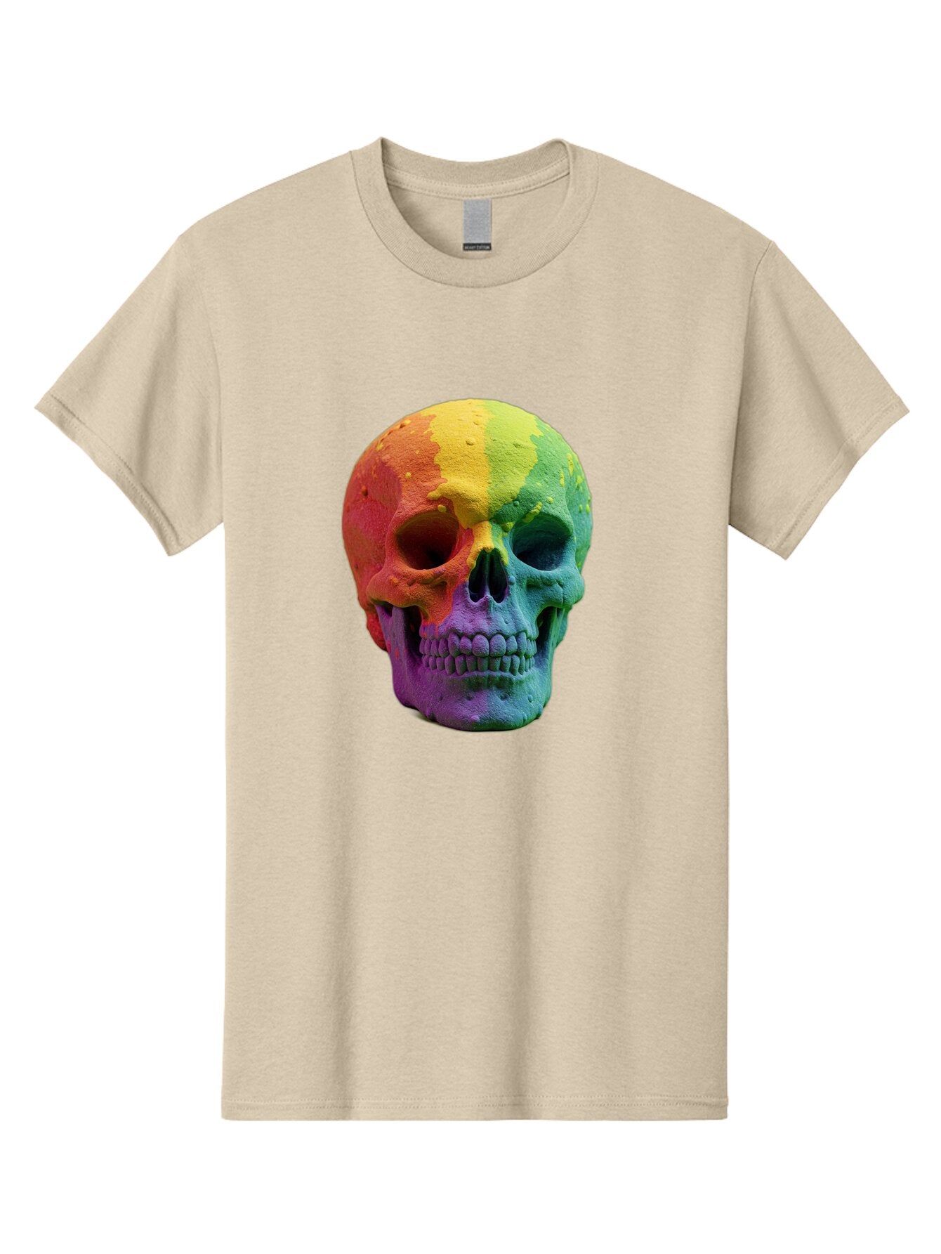 Rainbow-Skull-7 Men'S Graphic Tee, 100% Cotton, Comfortable Casual Summer Wear, Machine Washable, Vintage Camera, Old Camera, Antique Camera, Black Camera, Classic Photography, Photography Equipment, Nostalgic Device, Film Camera, Camera Art Bap908 12