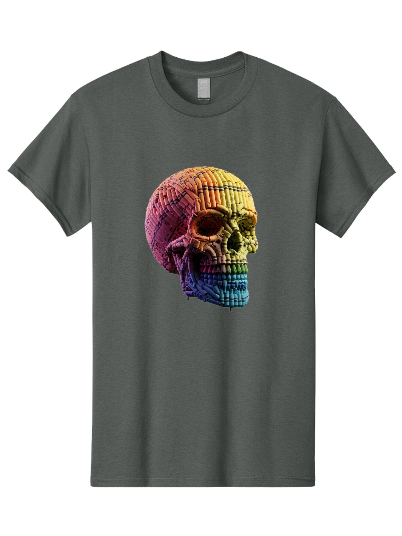 Rainbow-Skull Men'S Graphic Tee, 100% Cotton, Comfortable Casual Summer Wear, Machine Washable, Vintage Camera, Old Camera, Antique Camera, Black Camera, Classic Photography, Photography Equipment, Nostalgic Device, Film Camera, Camera Art Bap909 14