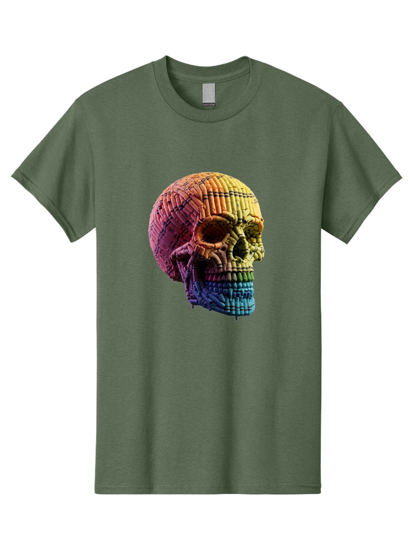 Rainbow-Skull Men'S Graphic Tee, 100% Cotton, Comfortable Casual Summer Wear, Machine Washable, Vintage Camera, Old Camera, Antique Camera, Black Camera, Classic Photography, Photography Equipment, Nostalgic Device, Film Camera, Camera Art Bap909 4