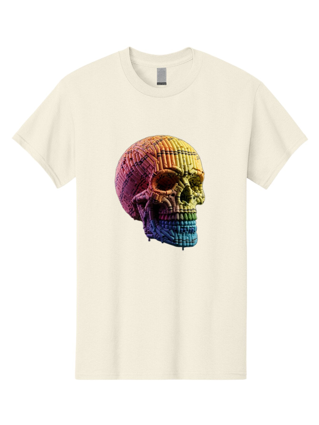 Rainbow-Skull Men'S Graphic Tee, 100% Cotton, Comfortable Casual Summer Wear, Machine Washable, Vintage Camera, Old Camera, Antique Camera, Black Camera, Classic Photography, Photography Equipment, Nostalgic Device, Film Camera, Camera Art Bap909 7
