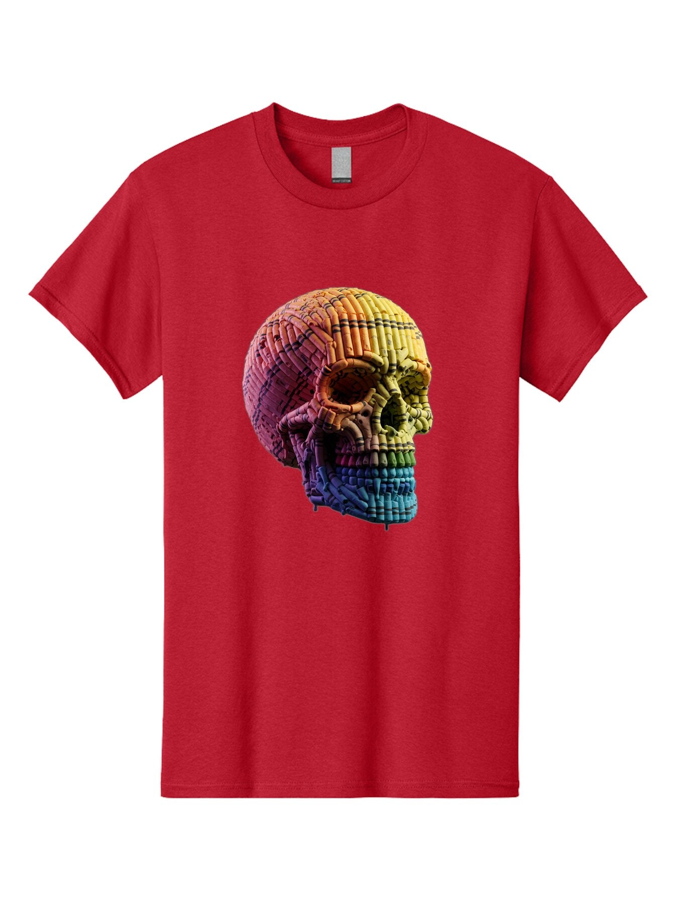 Rainbow-Skull Men'S Graphic Tee, 100% Cotton, Comfortable Casual Summer Wear, Machine Washable, Vintage Camera, Old Camera, Antique Camera, Black Camera, Classic Photography, Photography Equipment, Nostalgic Device, Film Camera, Camera Art Bap909 6