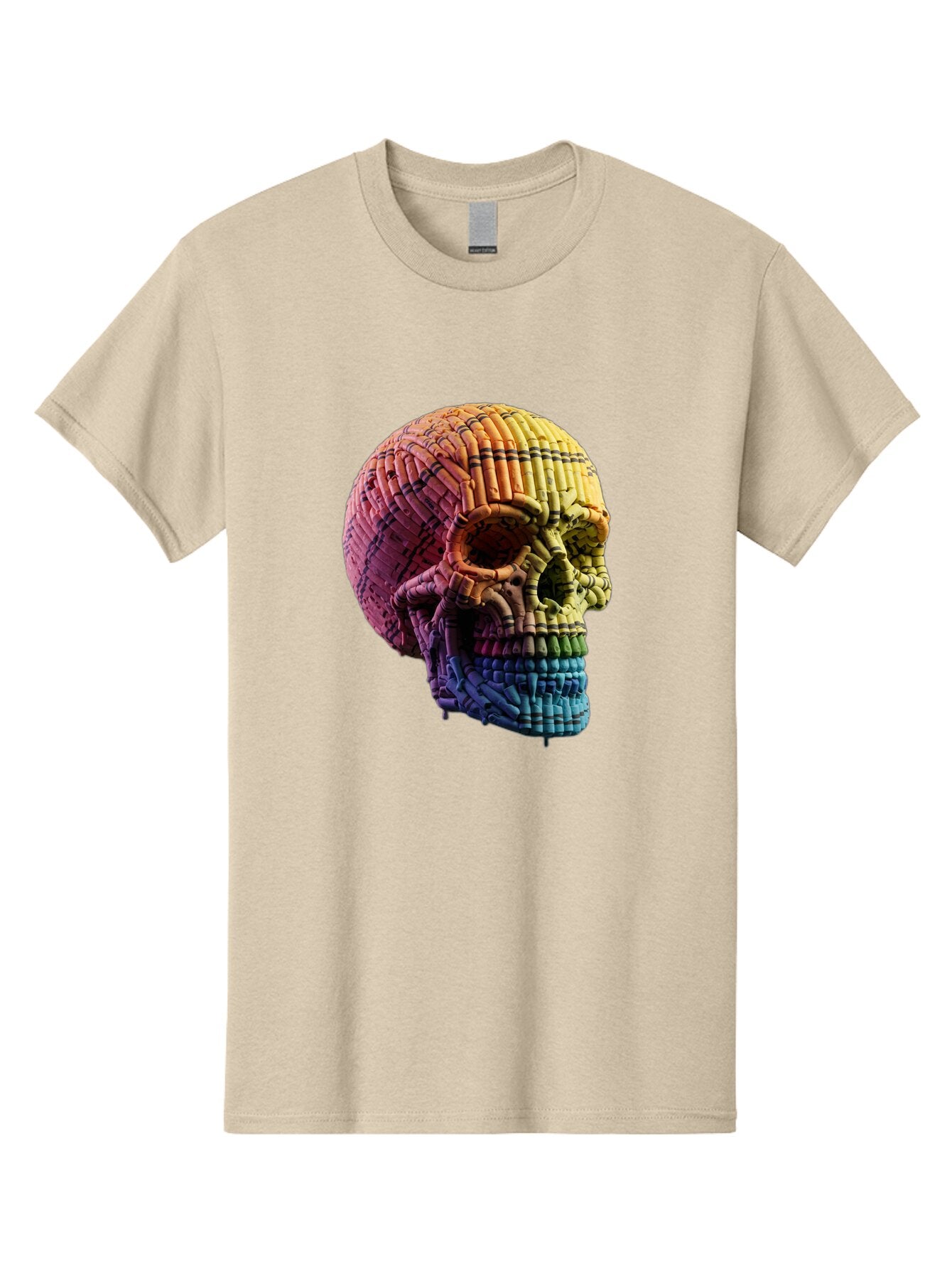 Rainbow-Skull Men'S Graphic Tee, 100% Cotton, Comfortable Casual Summer Wear, Machine Washable, Vintage Camera, Old Camera, Antique Camera, Black Camera, Classic Photography, Photography Equipment, Nostalgic Device, Film Camera, Camera Art Bap909 12