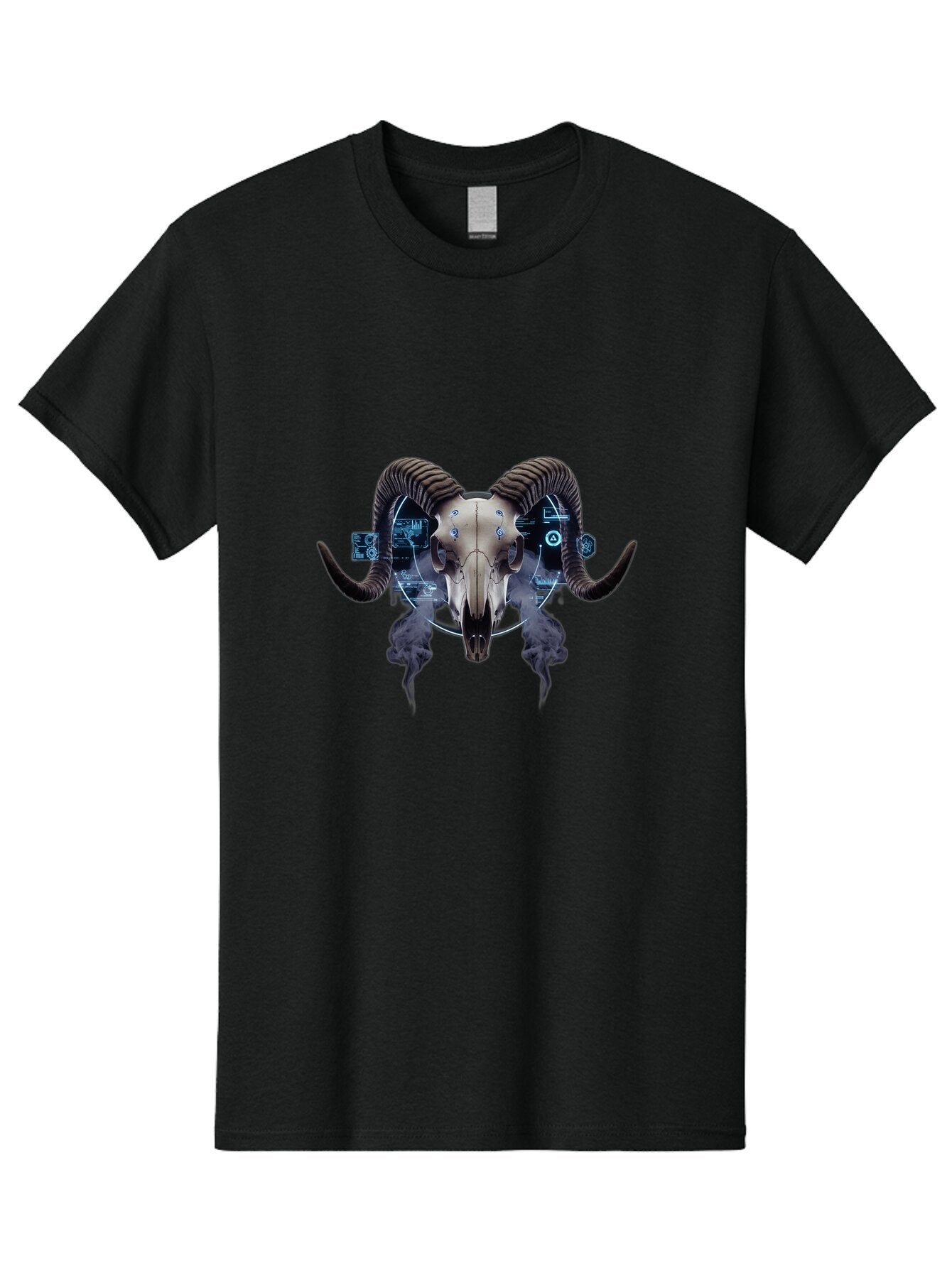 Ram-Skull-1 Men'S Graphic Tee, 100% Cotton, Comfortable Casual Summer Wear, Machine Washable, Vintage Camera, Old Camera, Antique Camera, Black Camera, Classic Photography, Photography Equipment, Nostalgic Device, Film Camera, Camera Art Bap910 15