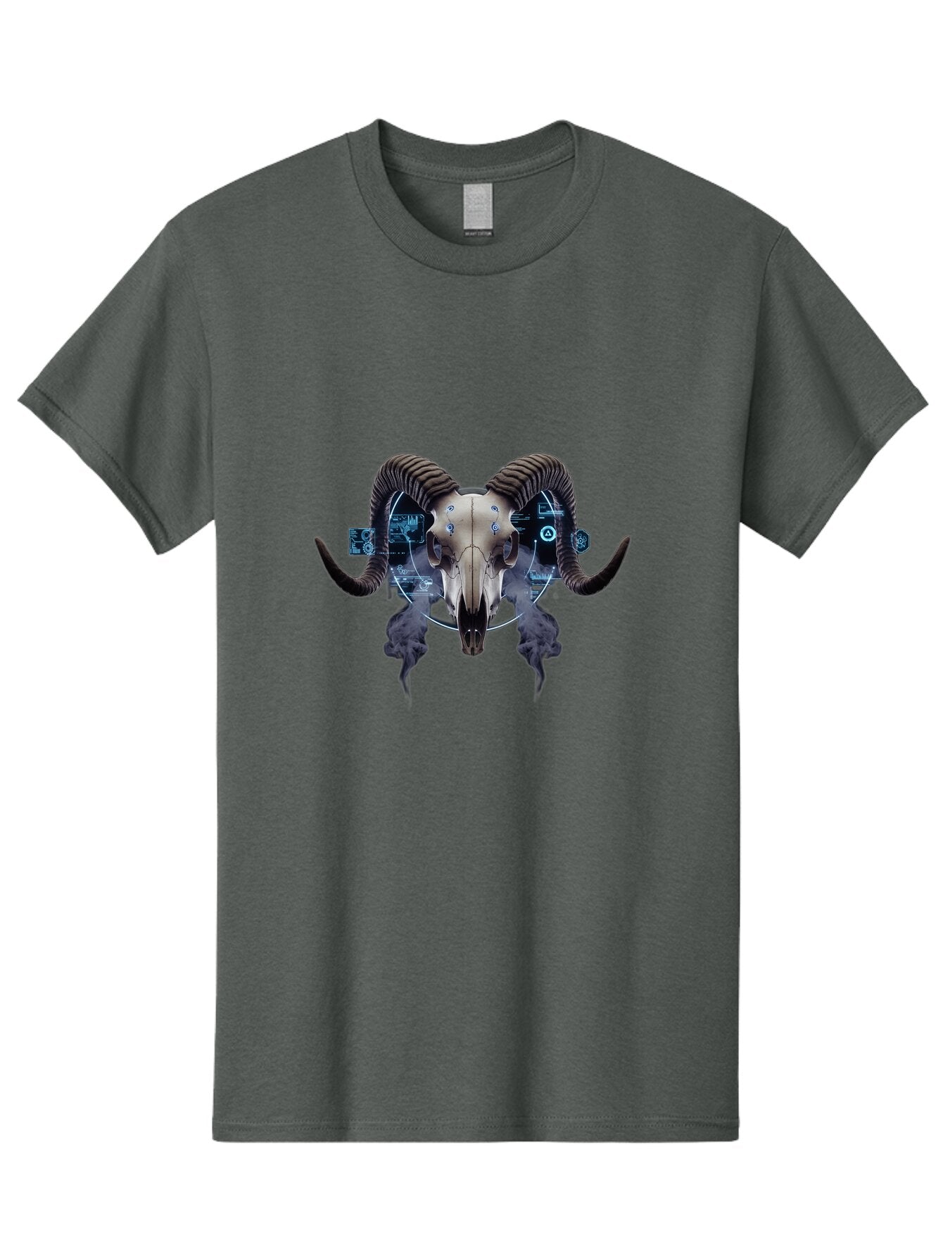 Ram-Skull-1 Men'S Graphic Tee, 100% Cotton, Comfortable Casual Summer Wear, Machine Washable, Vintage Camera, Old Camera, Antique Camera, Black Camera, Classic Photography, Photography Equipment, Nostalgic Device, Film Camera, Camera Art Bap910 4