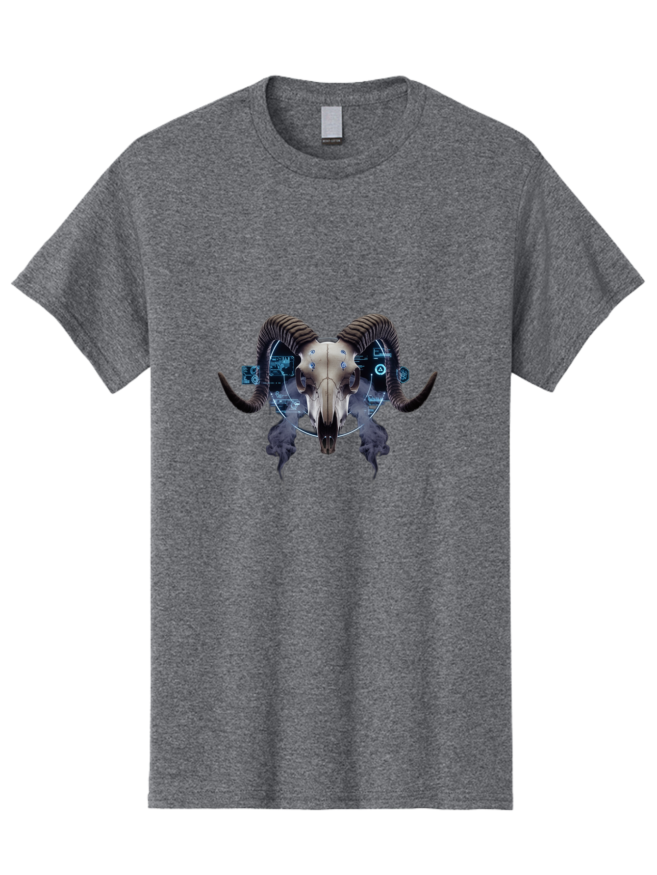 Ram-Skull-1 Men'S Graphic Tee, 100% Cotton, Comfortable Casual Summer Wear, Machine Washable, Vintage Camera, Old Camera, Antique Camera, Black Camera, Classic Photography, Photography Equipment, Nostalgic Device, Film Camera, Camera Art Bap910 7
