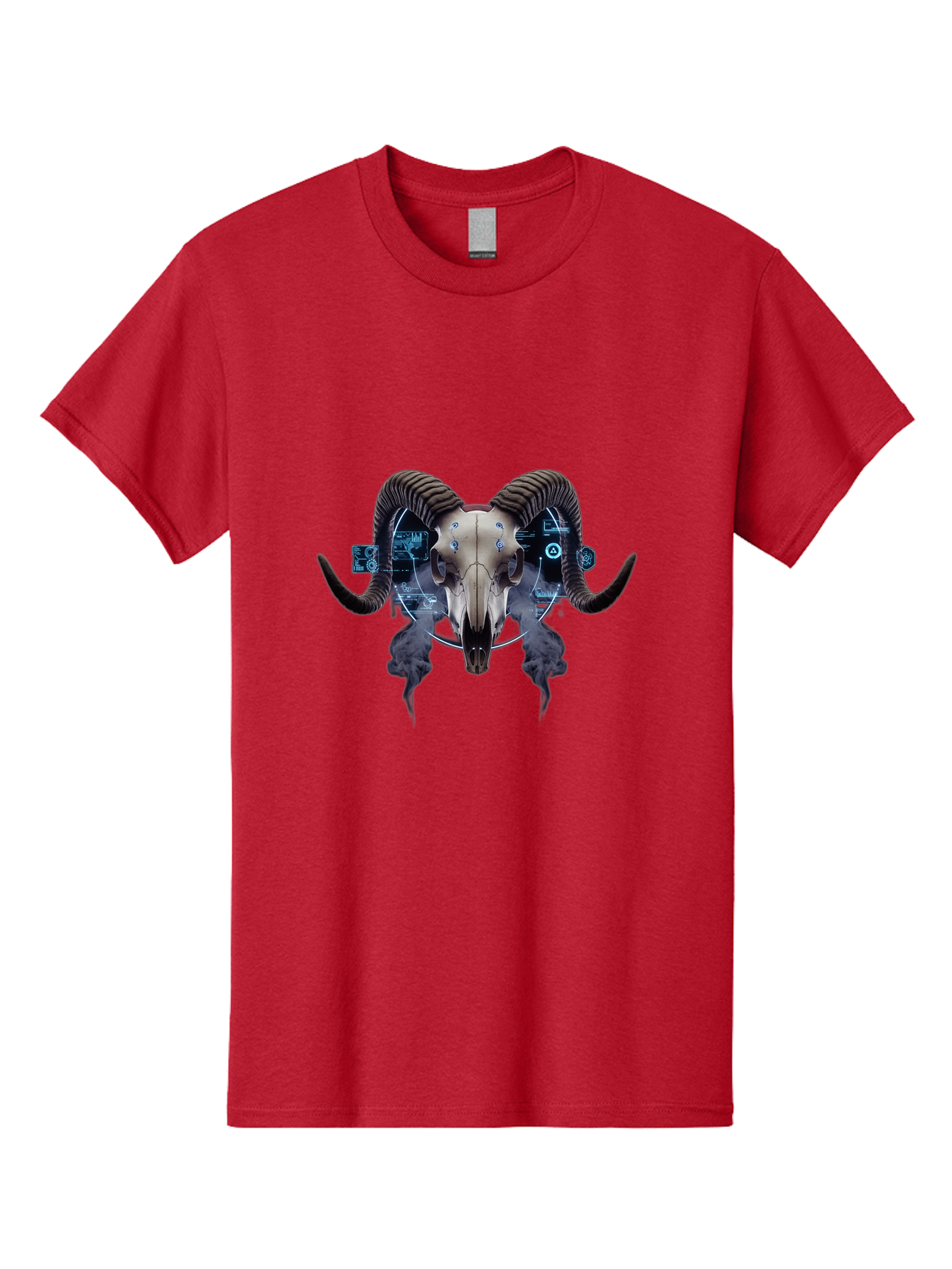 Ram-Skull-1 Men'S Graphic Tee, 100% Cotton, Comfortable Casual Summer Wear, Machine Washable, Vintage Camera, Old Camera, Antique Camera, Black Camera, Classic Photography, Photography Equipment, Nostalgic Device, Film Camera, Camera Art Bap910 12