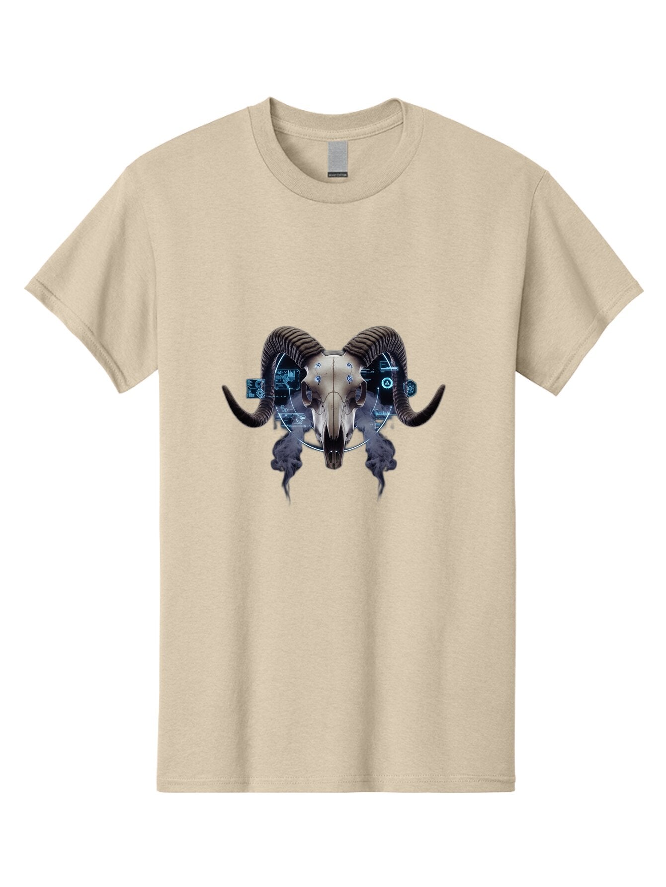 Ram-Skull-1 Men'S Graphic Tee, 100% Cotton, Comfortable Casual Summer Wear, Machine Washable, Vintage Camera, Old Camera, Antique Camera, Black Camera, Classic Photography, Photography Equipment, Nostalgic Device, Film Camera, Camera Art Bap910 8