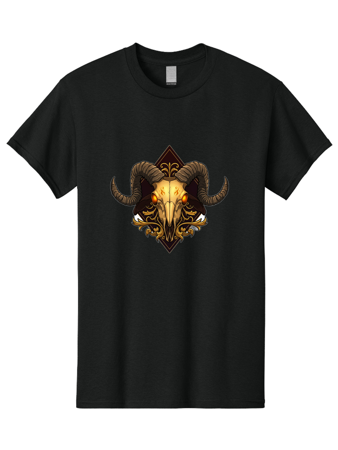 Ram-Skull-10 Men'S Graphic Tee, 100% Cotton, Comfortable Casual Summer Wear, Machine Washable, Vintage Camera, Old Camera, Antique Camera, Black Camera, Classic Photography, Photography Equipment, Nostalgic Device, Film Camera, Camera Art Bap911 8