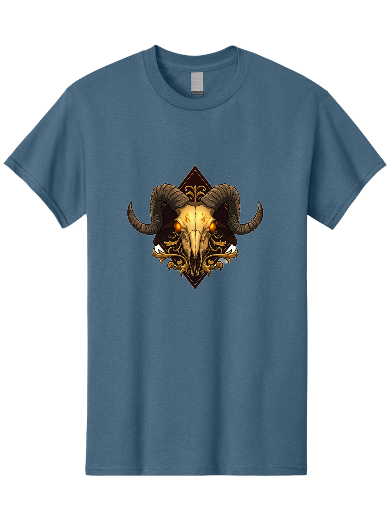 Ram-Skull-10 Men'S Graphic Tee, 100% Cotton, Comfortable Casual Summer Wear, Machine Washable, Vintage Camera, Old Camera, Antique Camera, Black Camera, Classic Photography, Photography Equipment, Nostalgic Device, Film Camera, Camera Art Bap911 11