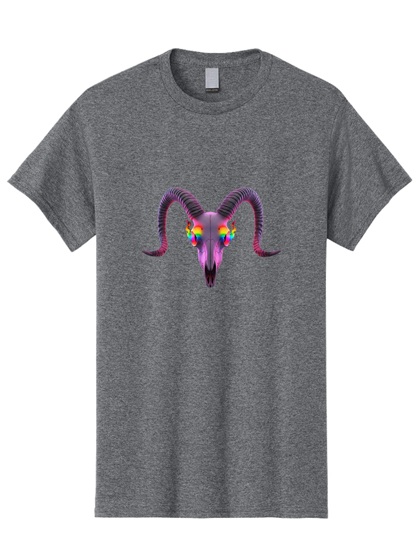 Ram-Skull-11 Men'S Graphic Tee, 100% Cotton, Comfortable Casual Summer Wear, Machine Washable, Vintage Camera, Old Camera, Antique Camera, Black Camera, Classic Photography, Photography Equipment, Nostalgic Device, Film Camera, Camera Art Bap912 11